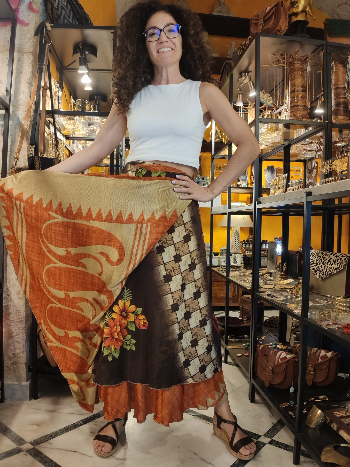 Double-sided wheel wallet skirt 109NG