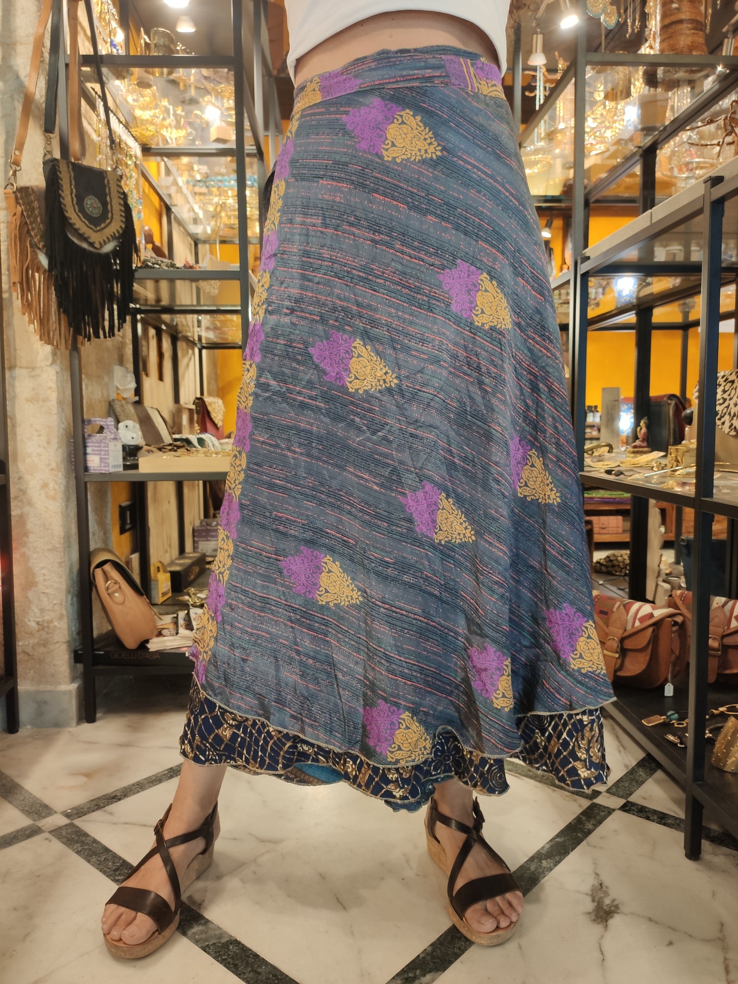 Double-sided wheel wallet skirt 109NG