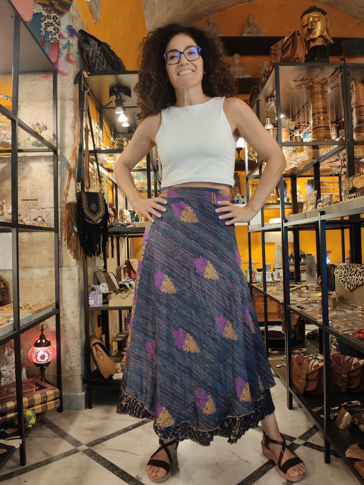 Double-sided wheel wallet skirt 109NG