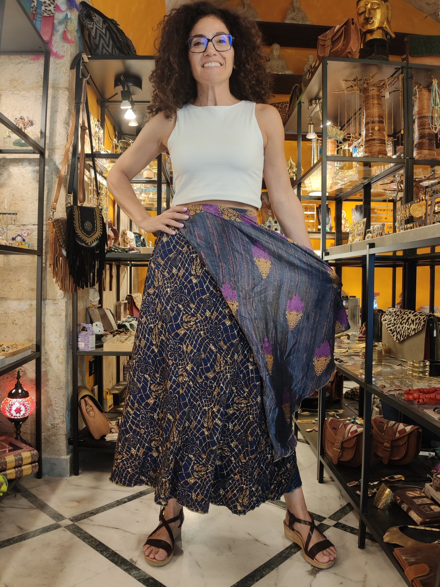 Double-sided wheel wallet skirt 109NG