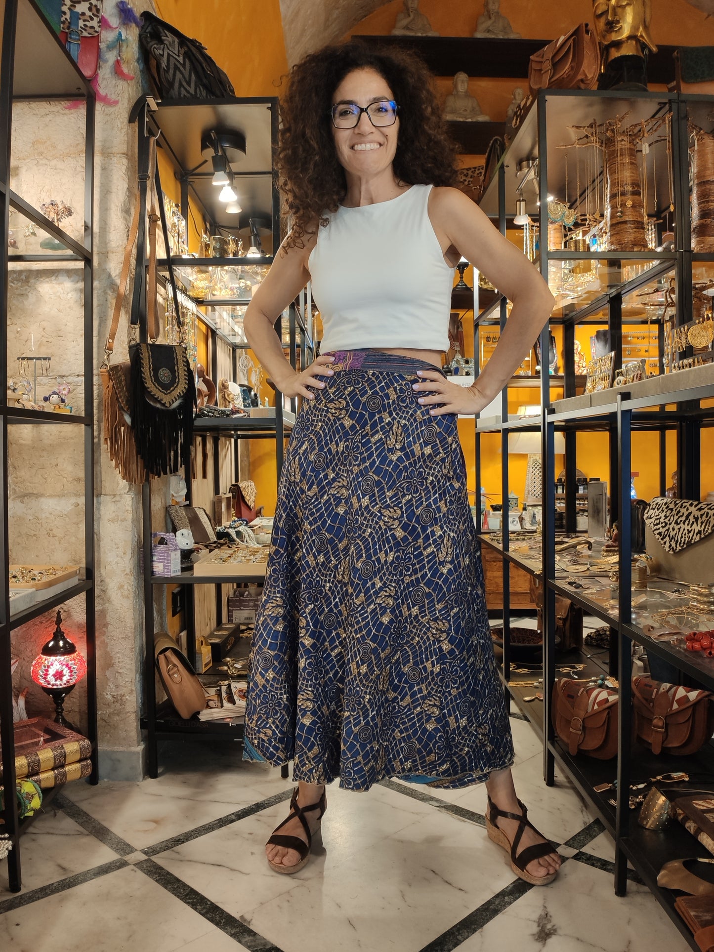 Double-sided wheel wallet skirt 109NG