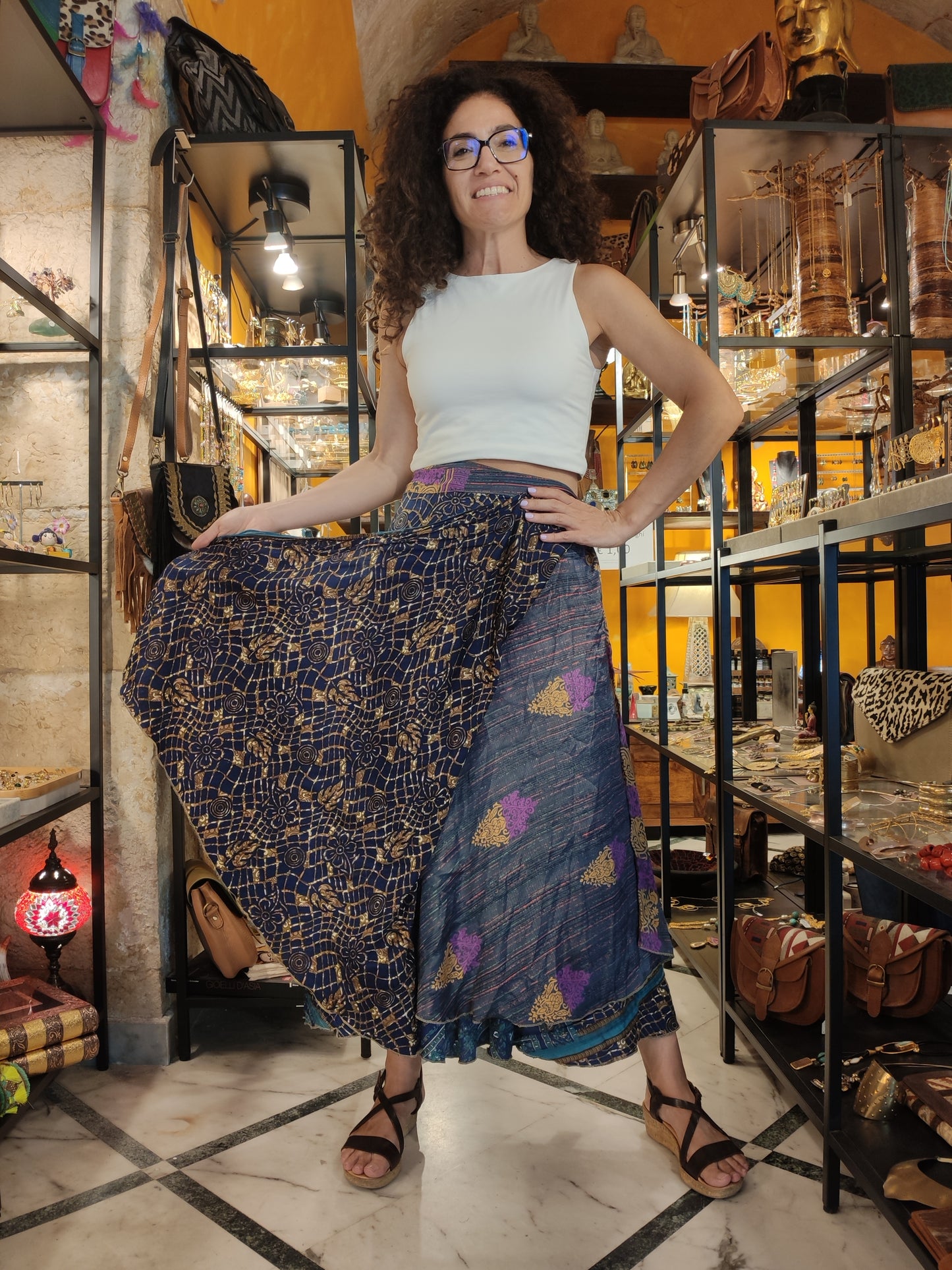 Double-sided wheel wallet skirt 109NG