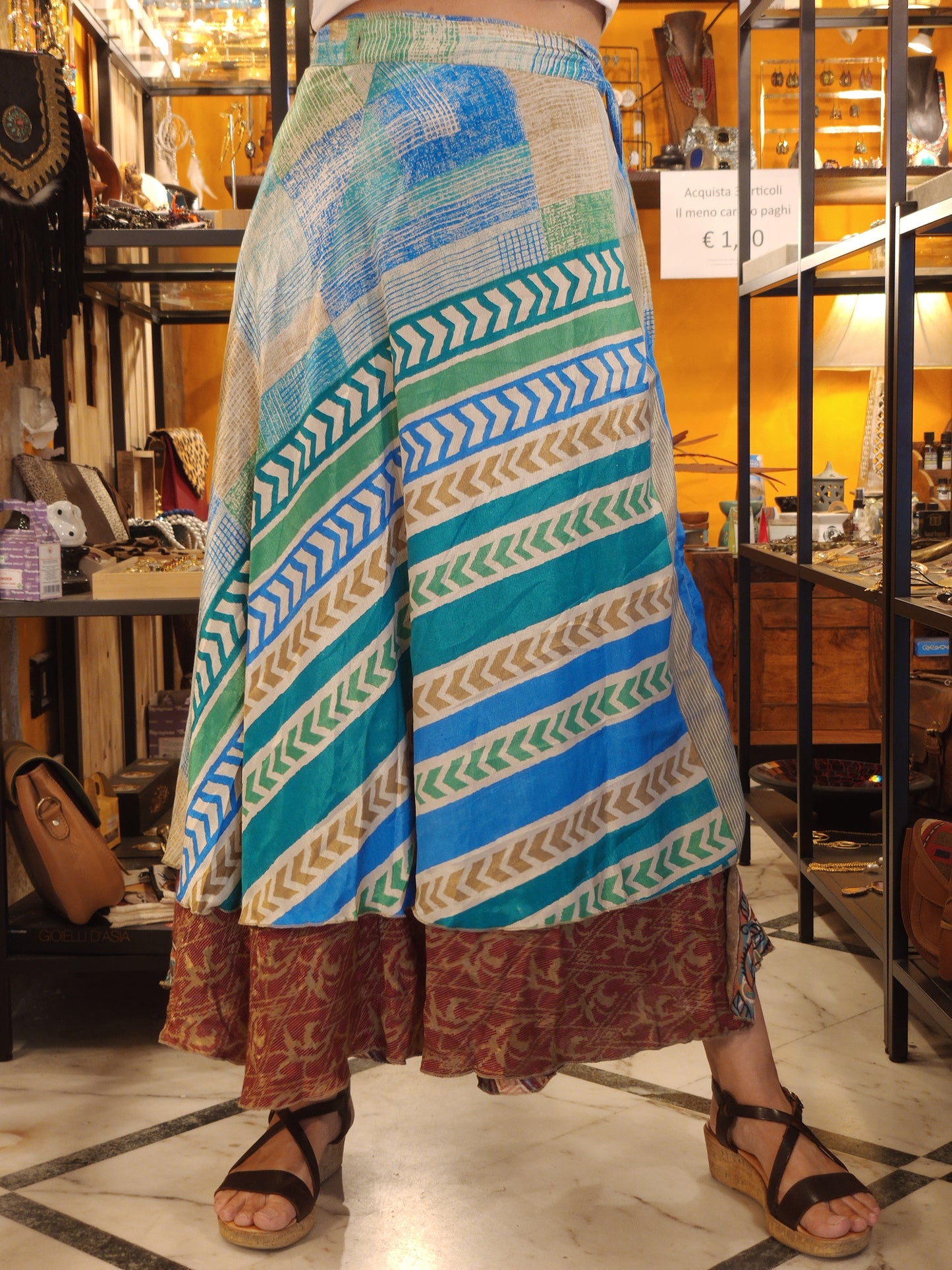 Double-sided wheel wallet skirt 109NG