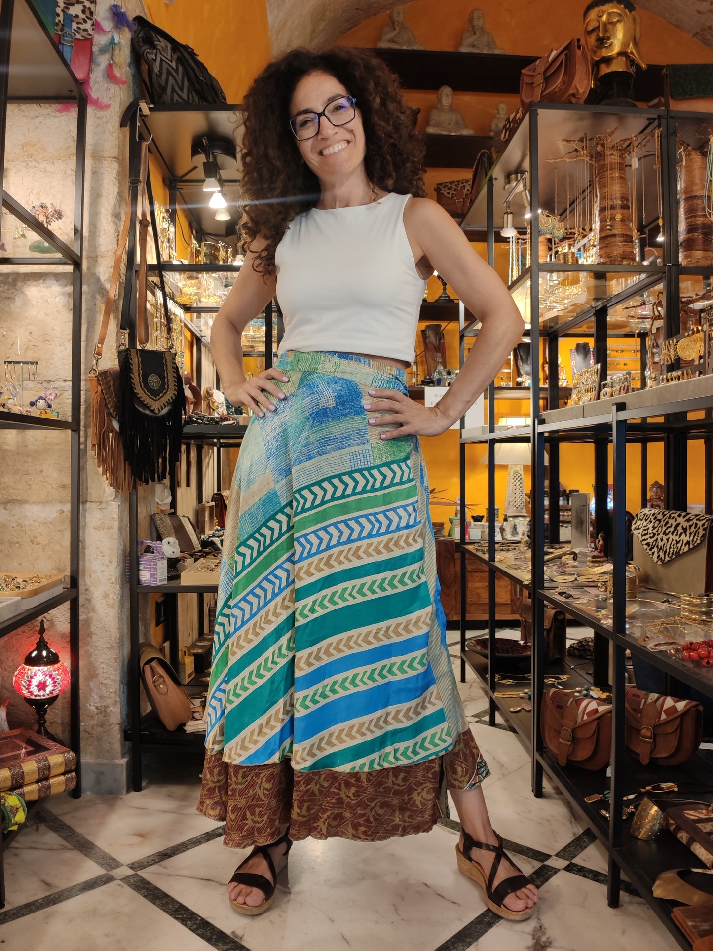 Double-sided wheel wallet skirt 109NG