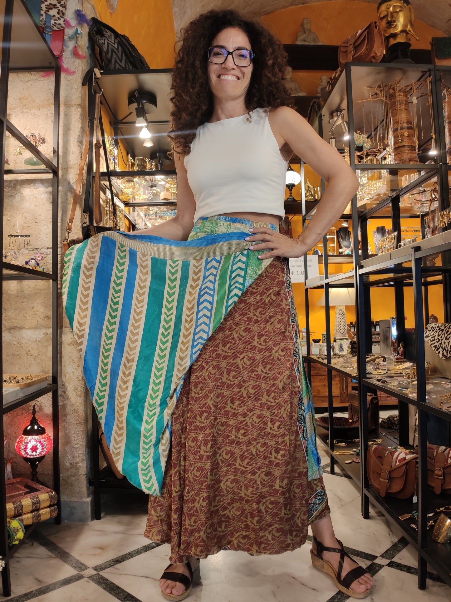 Double-sided wheel wallet skirt 109NG