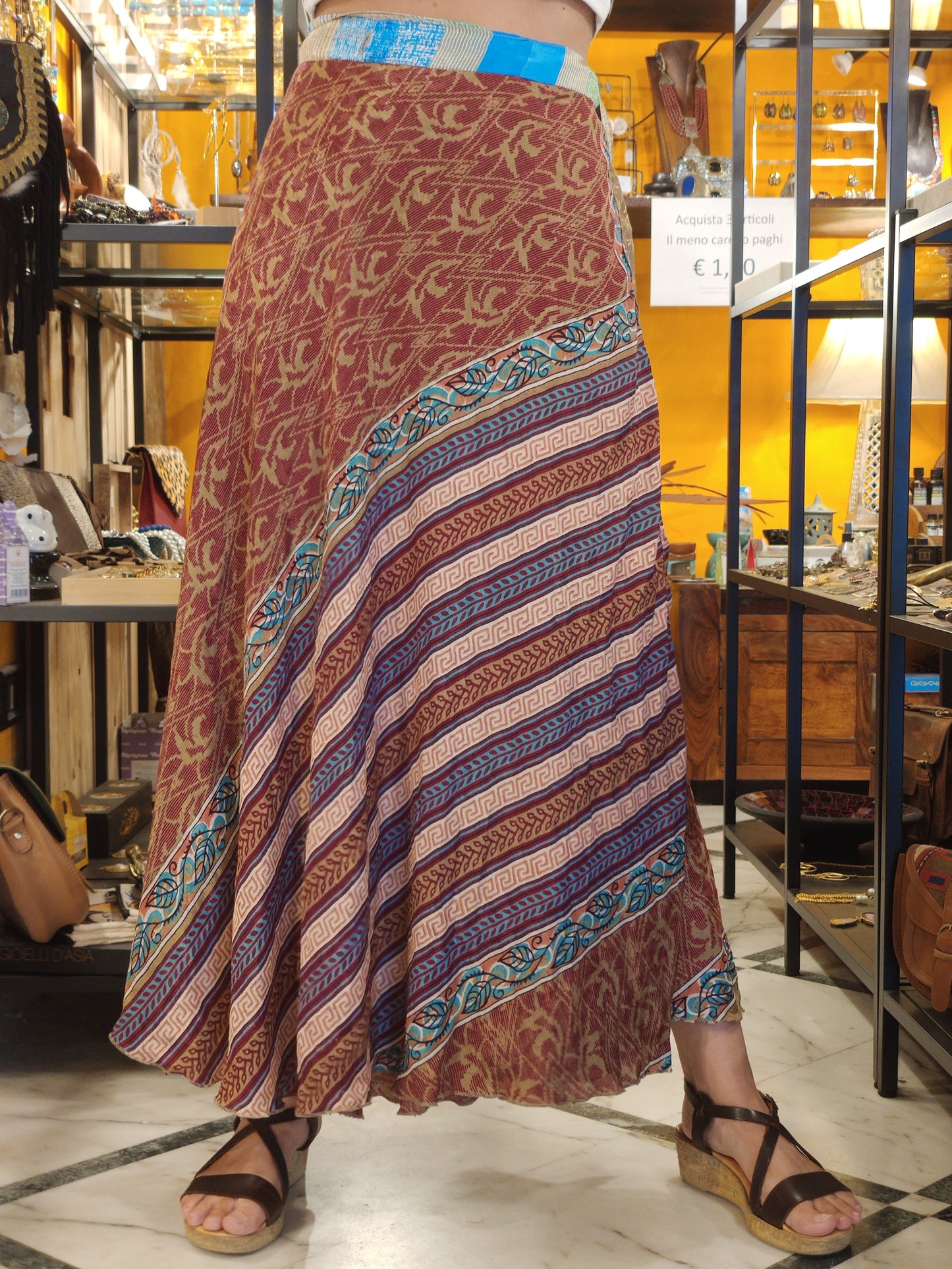 Double-sided wheel wallet skirt 109NG