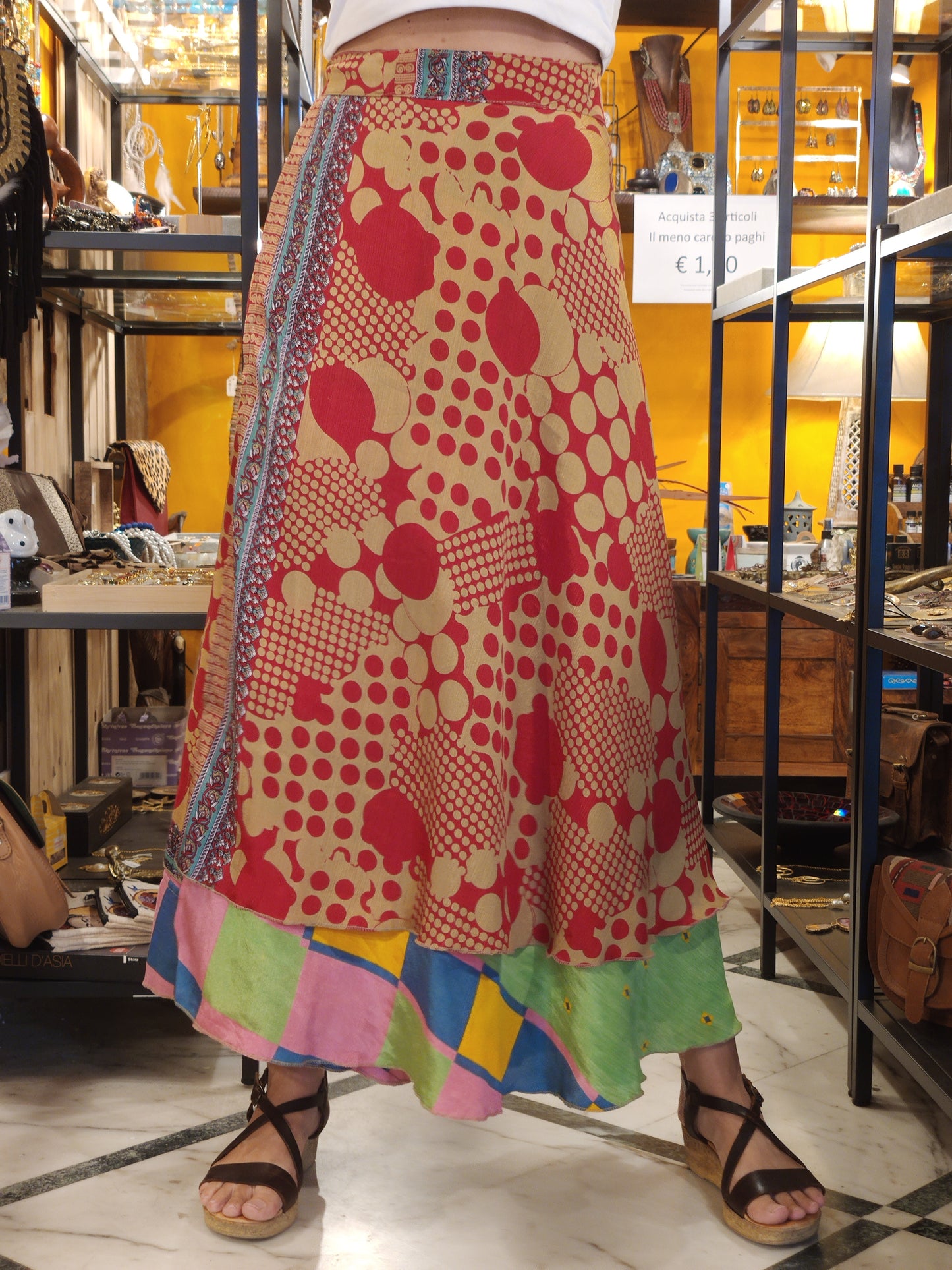 Double-sided wheel wallet skirt 109NG