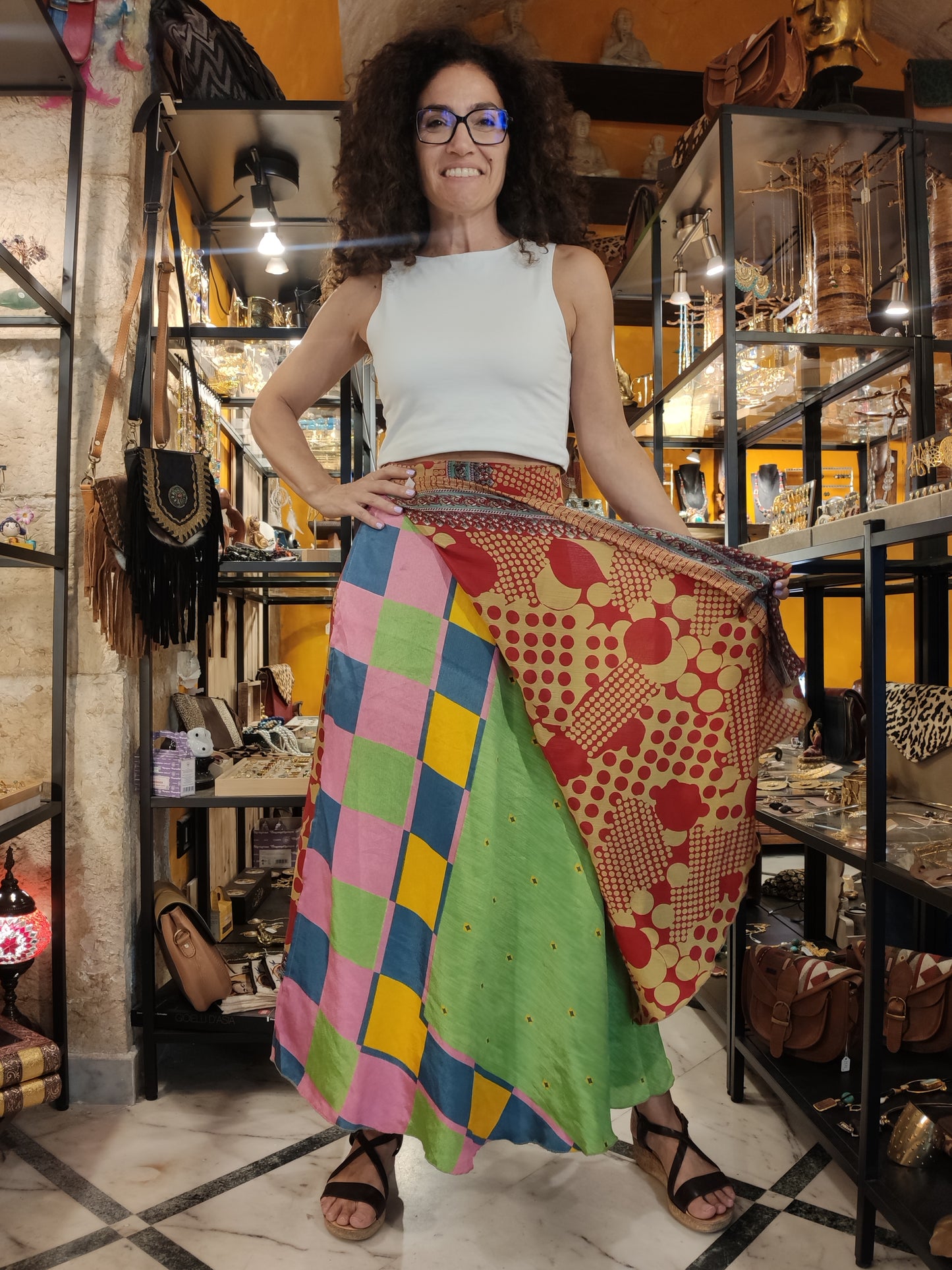 Double-sided wheel wallet skirt 109NG