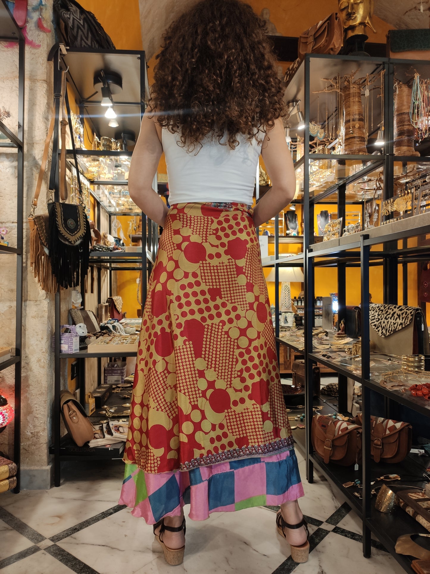 Double-sided wheel wallet skirt 109NG