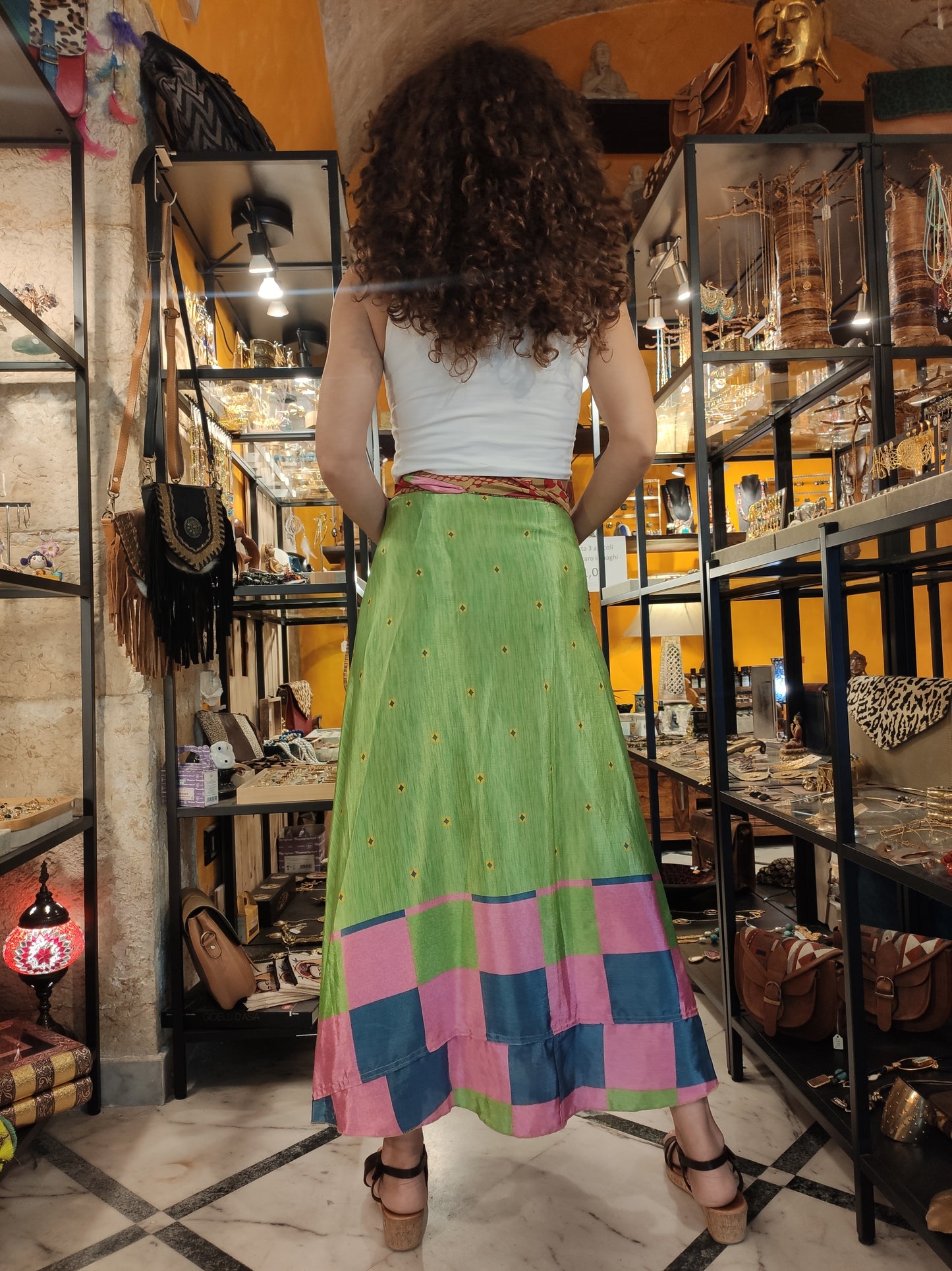 Double-sided wheel wallet skirt 109NG