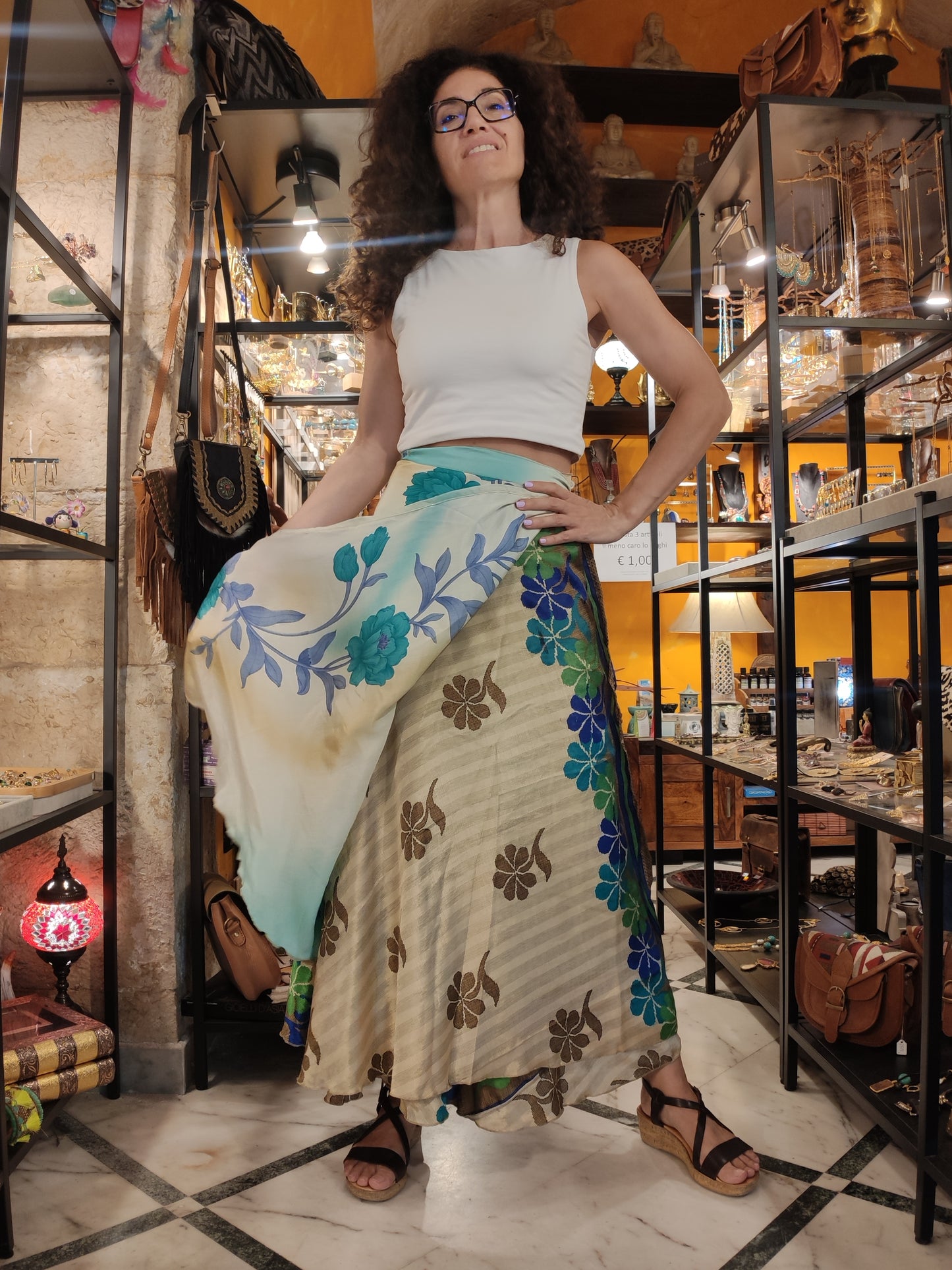 Gonna portafoglio ruota double-face 332F Difettata