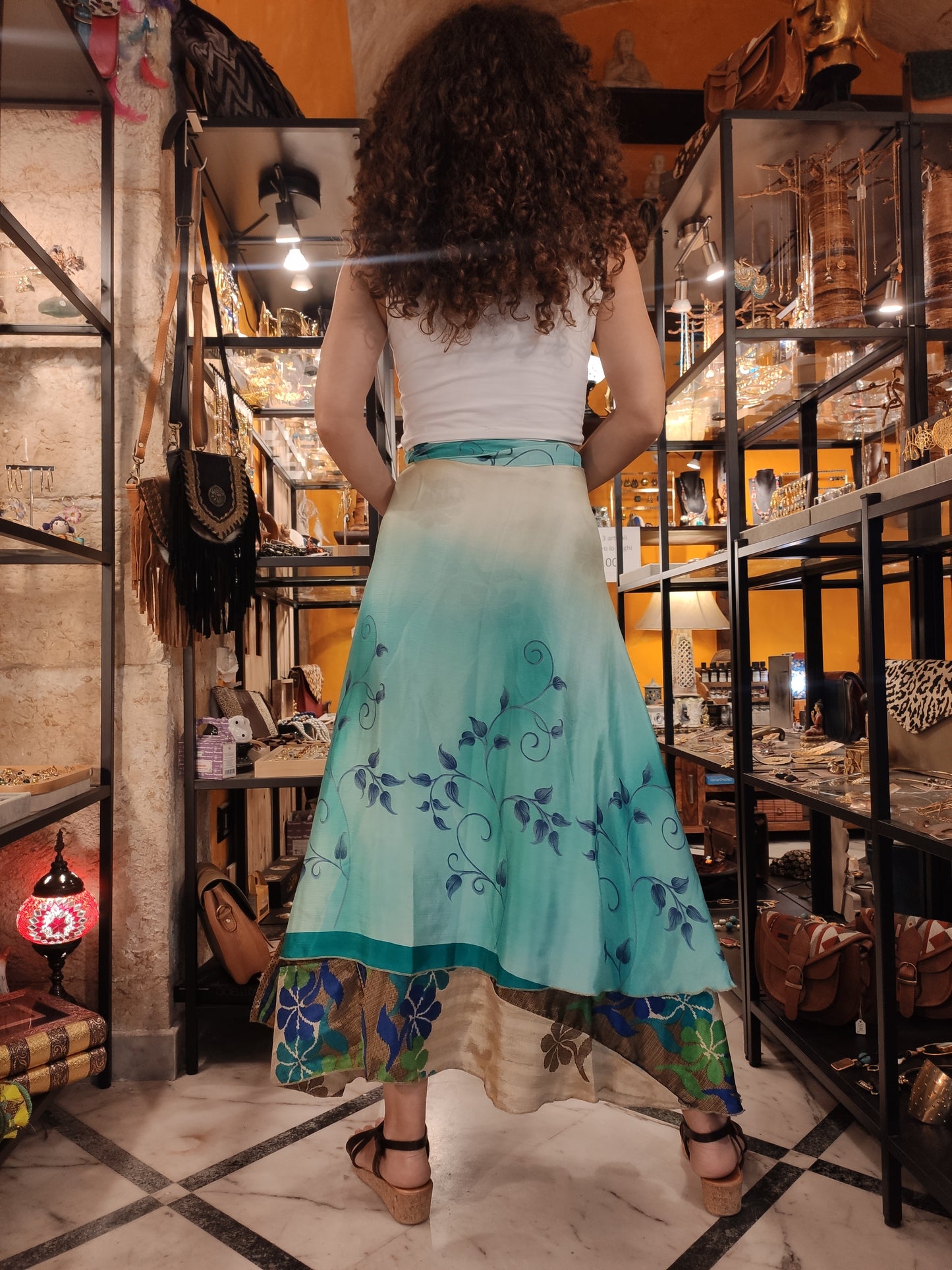 Gonna portafoglio ruota double-face 332F Difettata