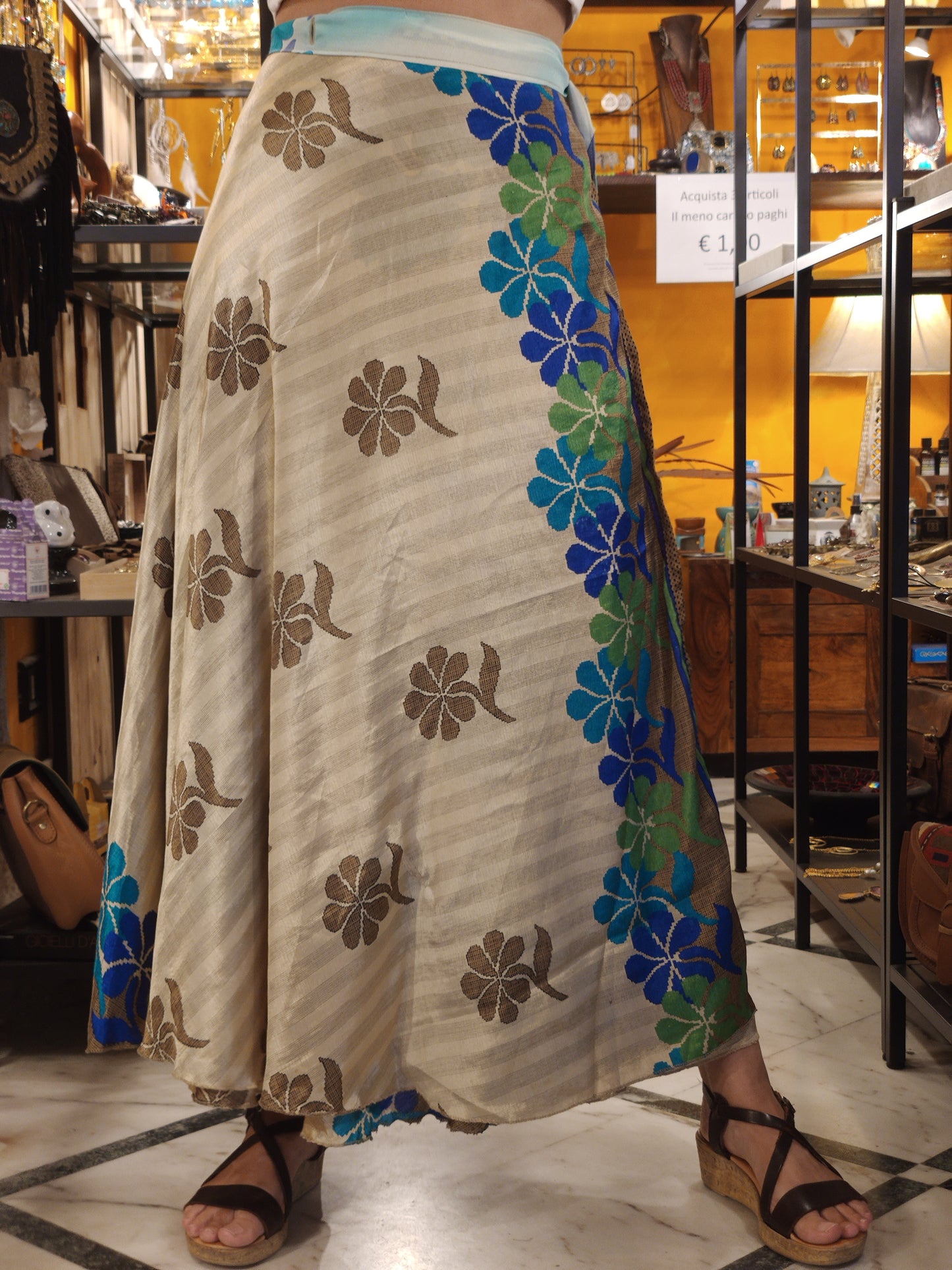 Gonna portafoglio ruota double-face 332F Difettata