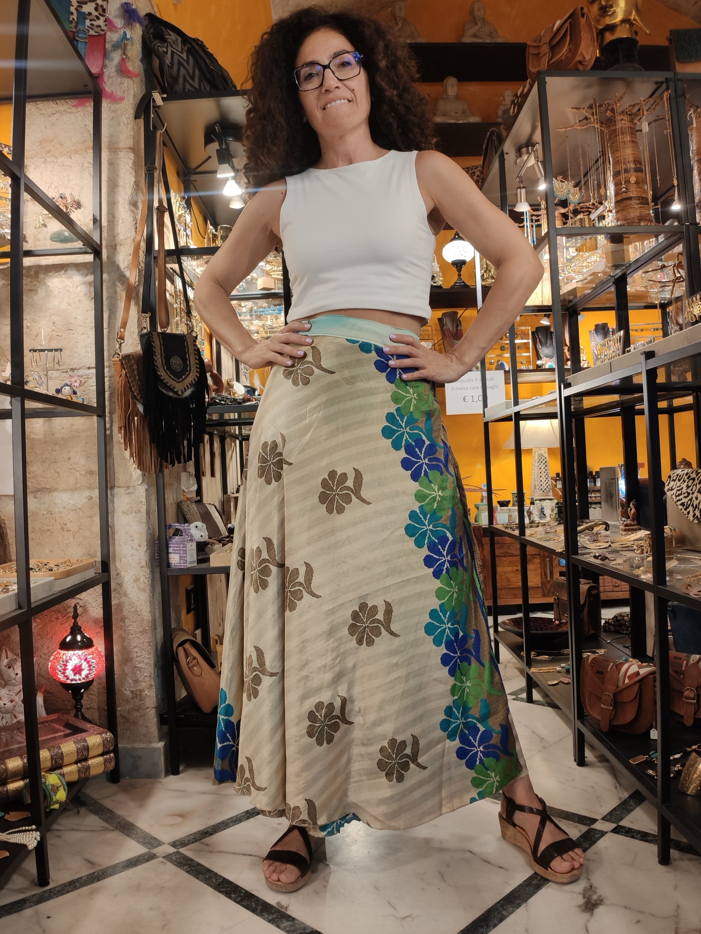 Gonna portafoglio ruota double-face 332F Difettata