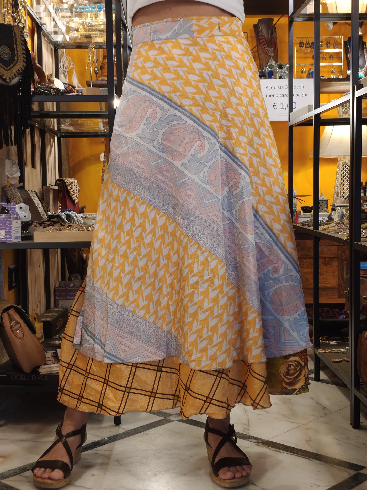 Double-sided wheel wallet skirt 109NG