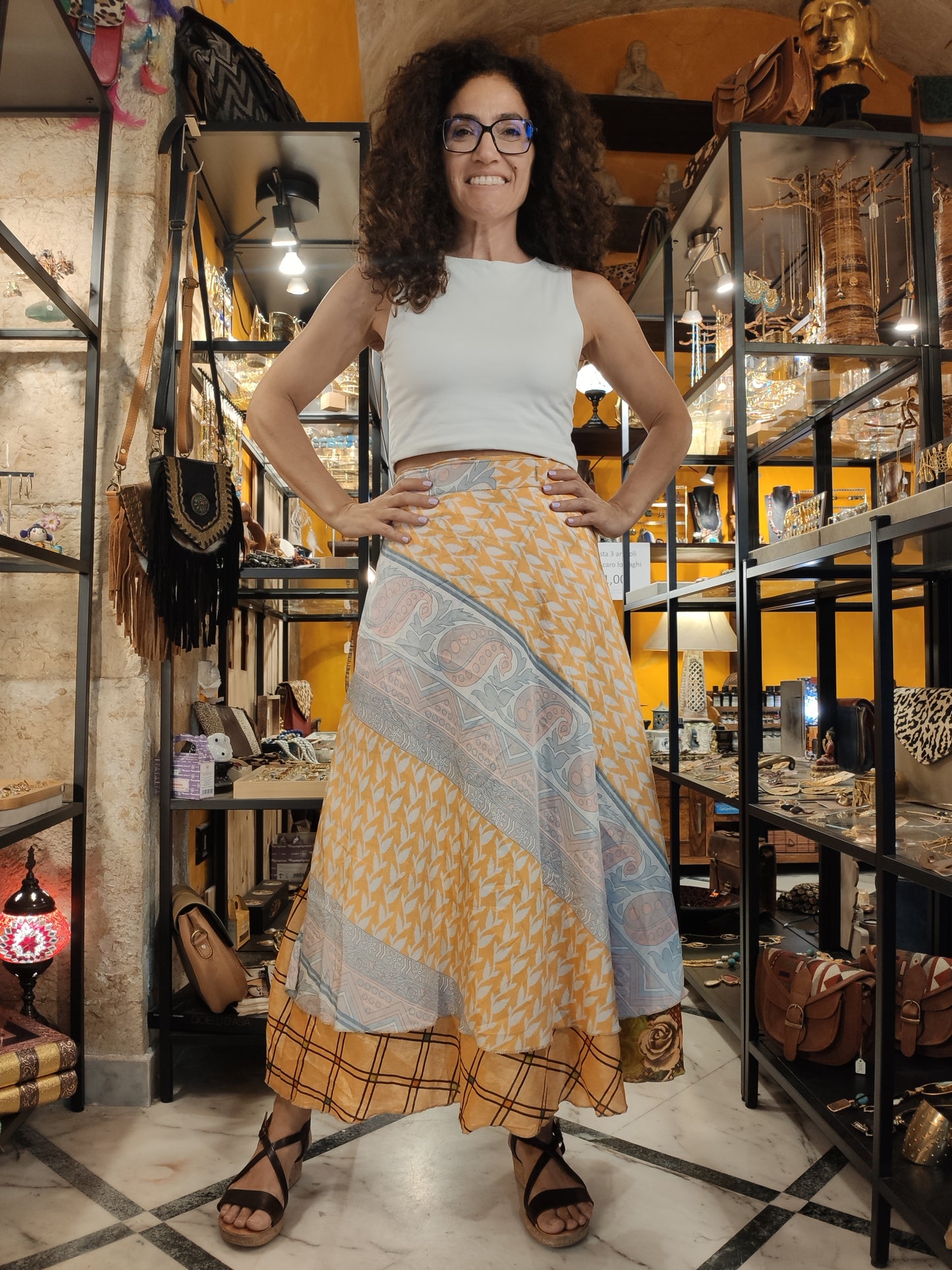 Double-sided wheel wallet skirt 109NG