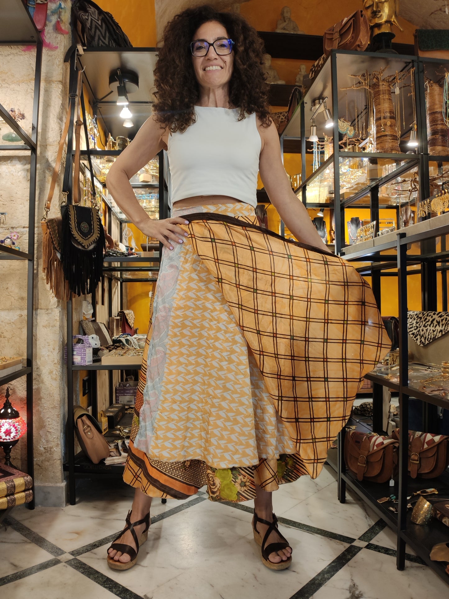 Double-sided wheel wallet skirt 109NG