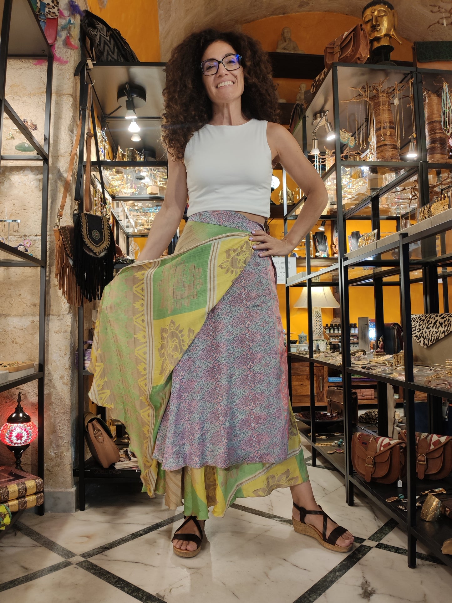 Double-sided wheel wallet skirt 109NG