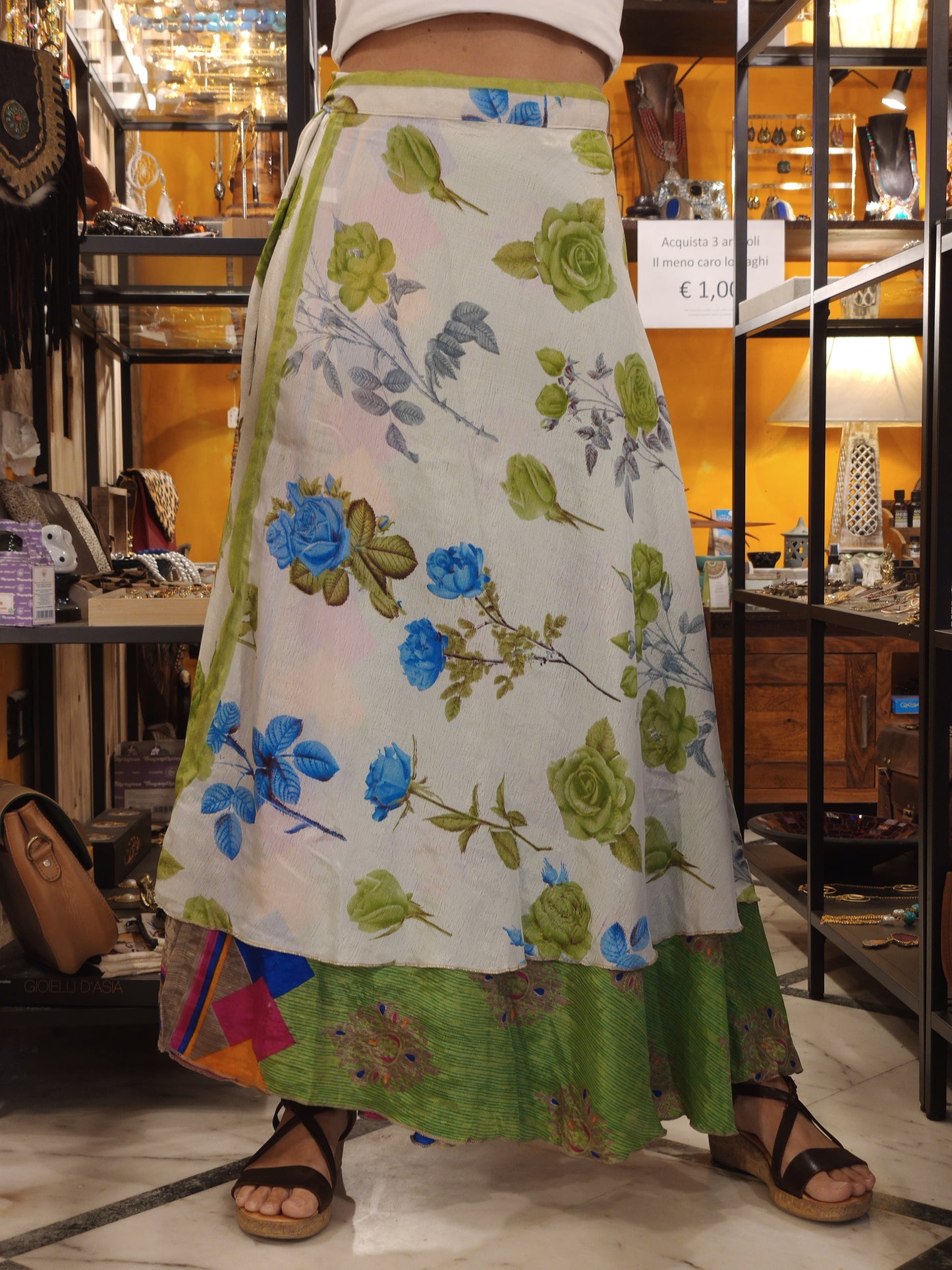 Double-sided wheel wallet skirt 109NG