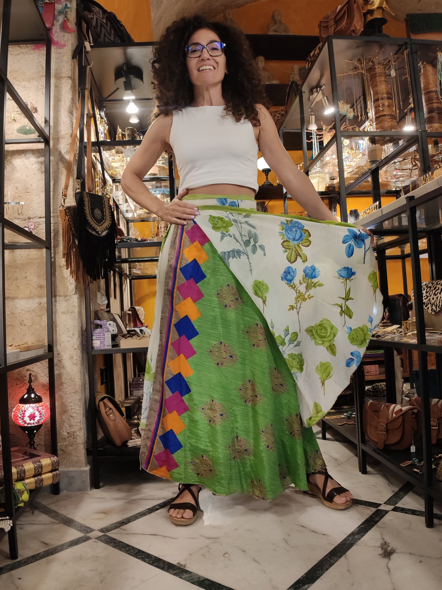 Double-sided wheel wallet skirt 109NG