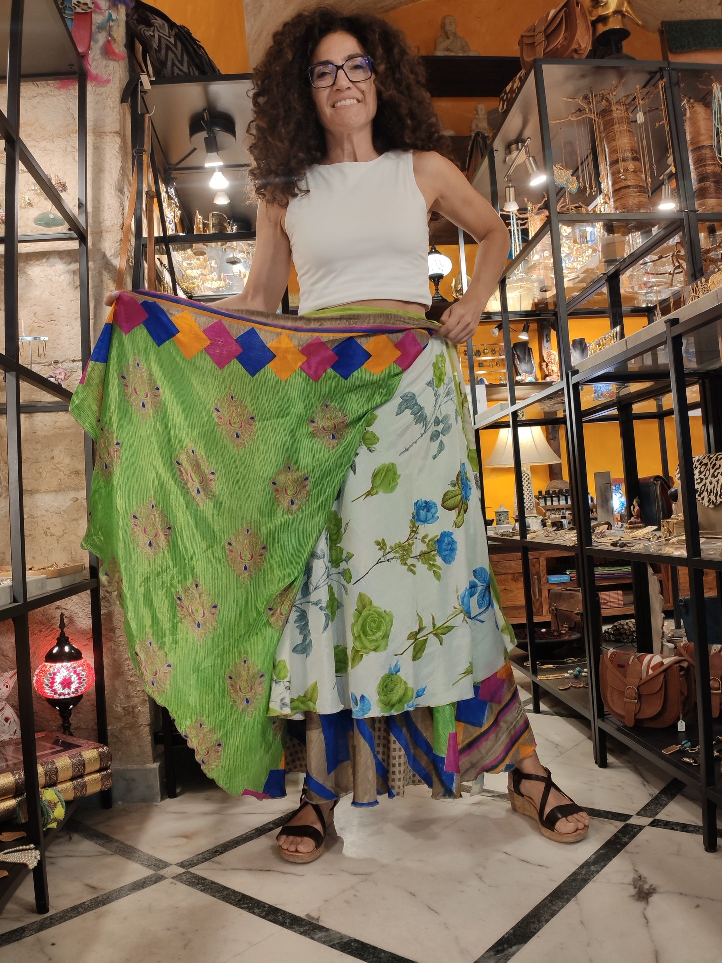 Double-sided wheel wallet skirt 109NG