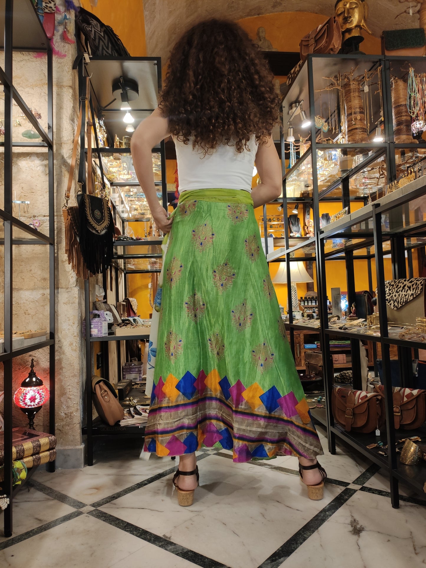 Double-sided wheel wallet skirt 109NG