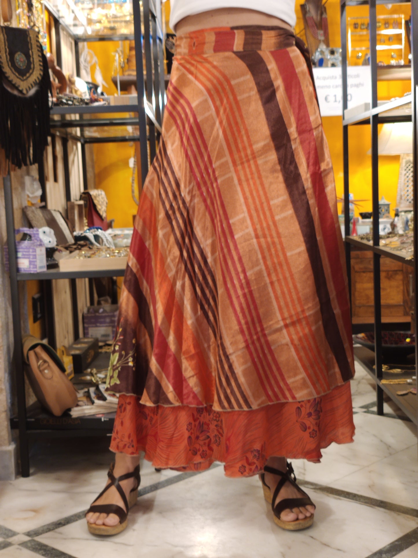 Double-sided wheel wallet skirt 109NG