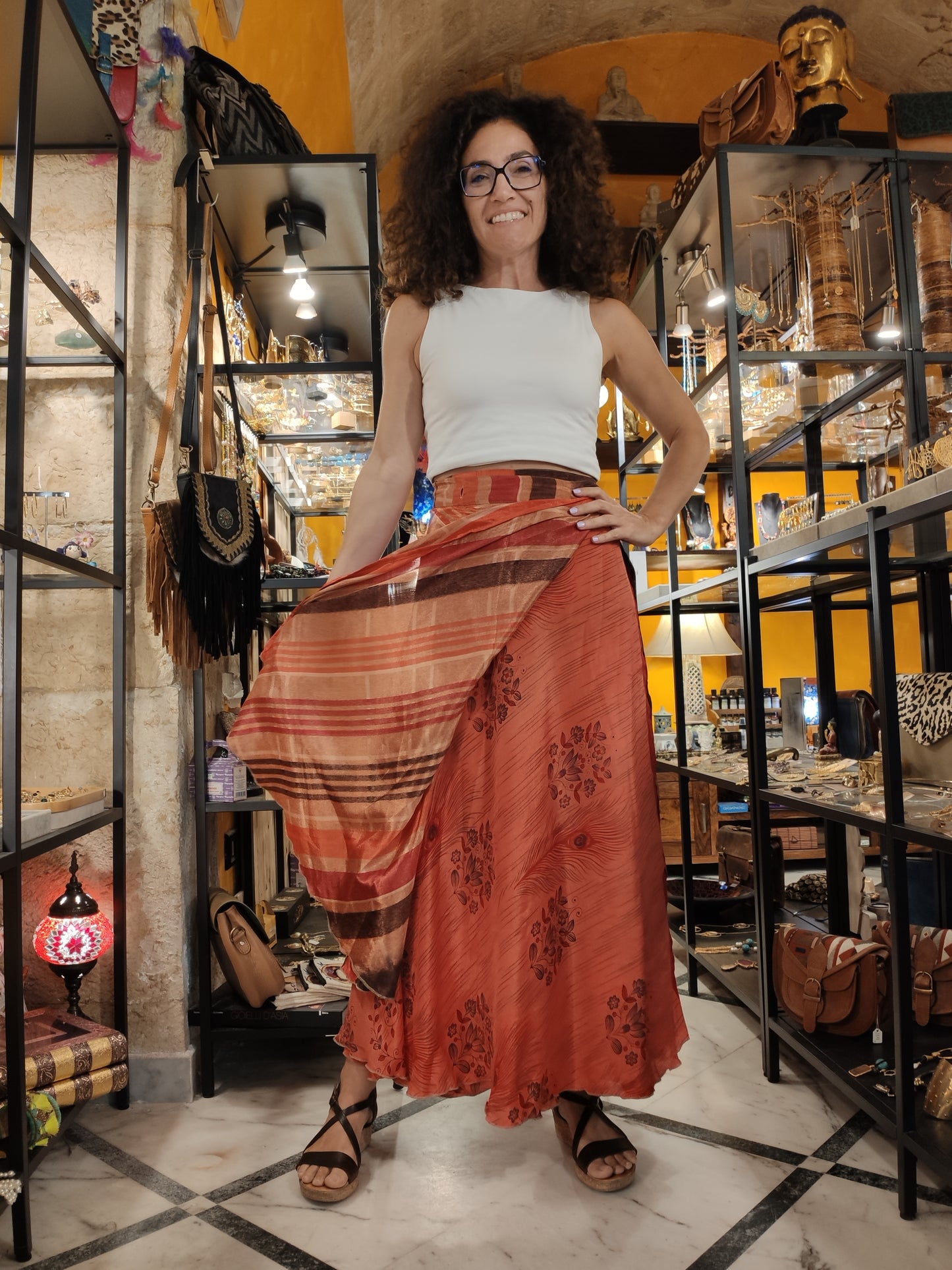 Double-sided wheel wallet skirt 109NG