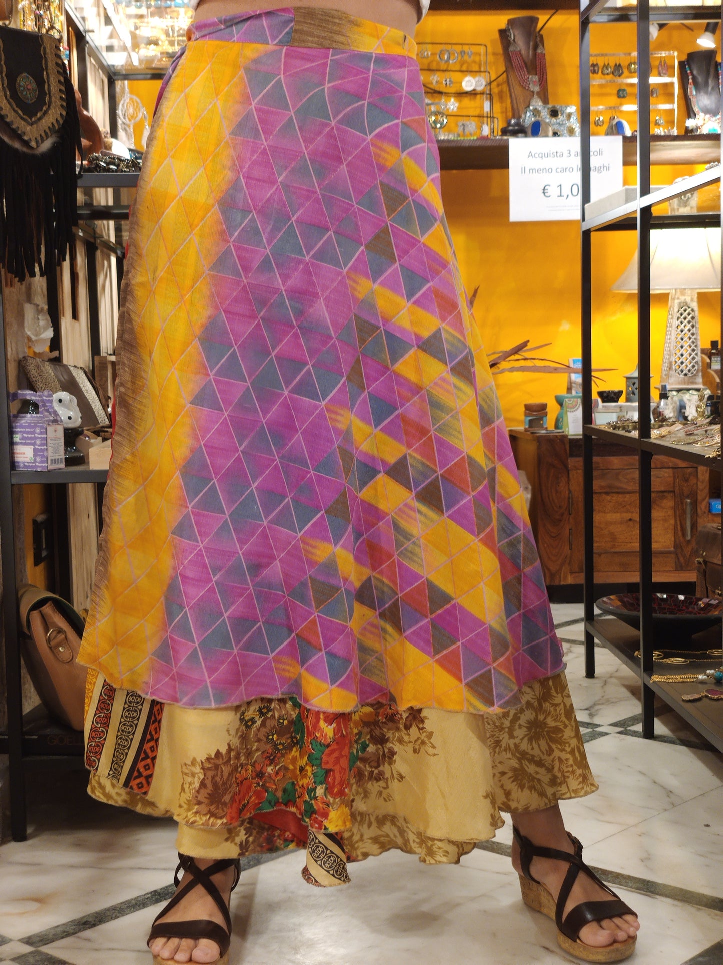 Double-sided wheel wallet skirt 109NG