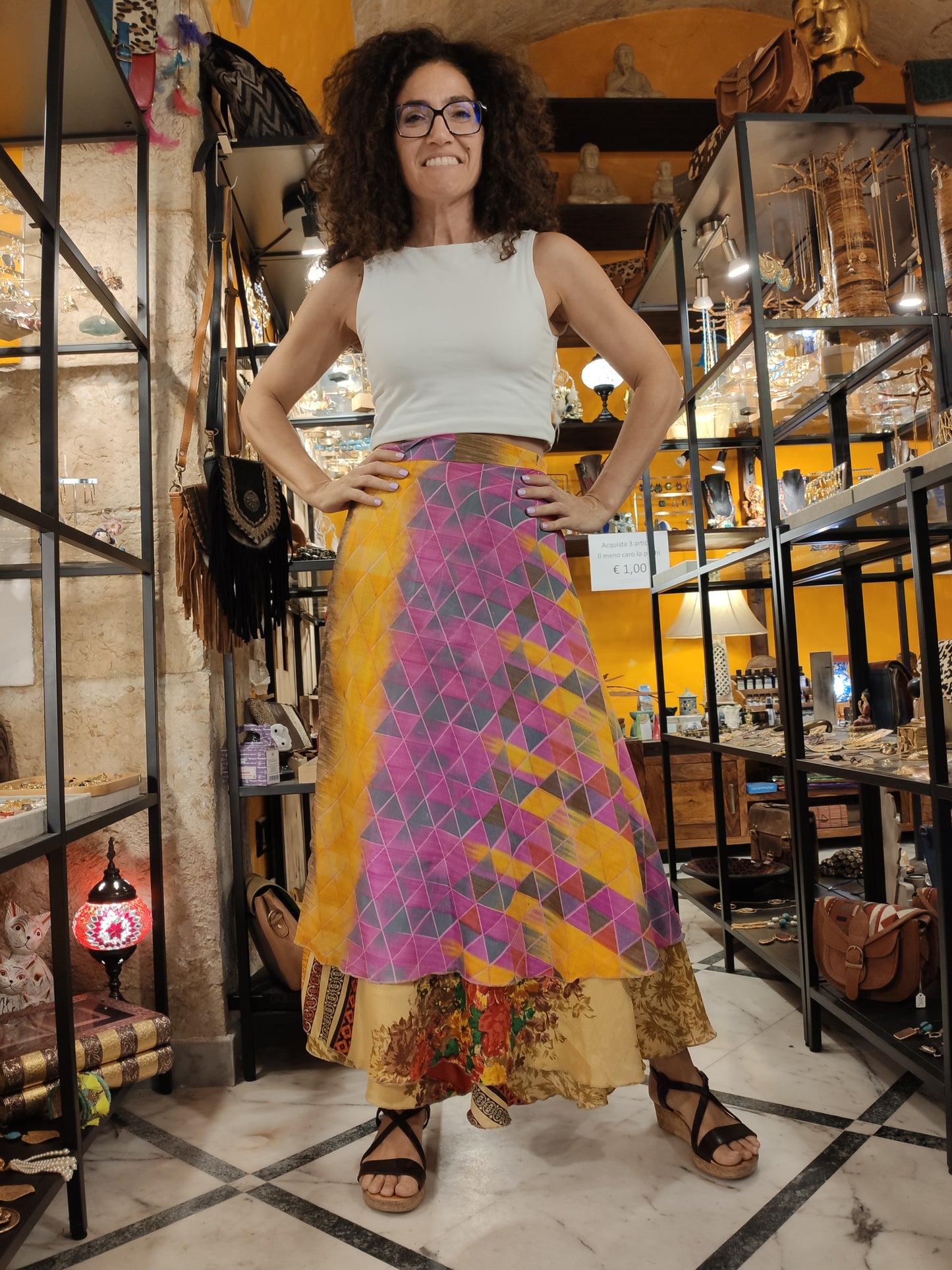 Double-sided wheel wallet skirt 109NG