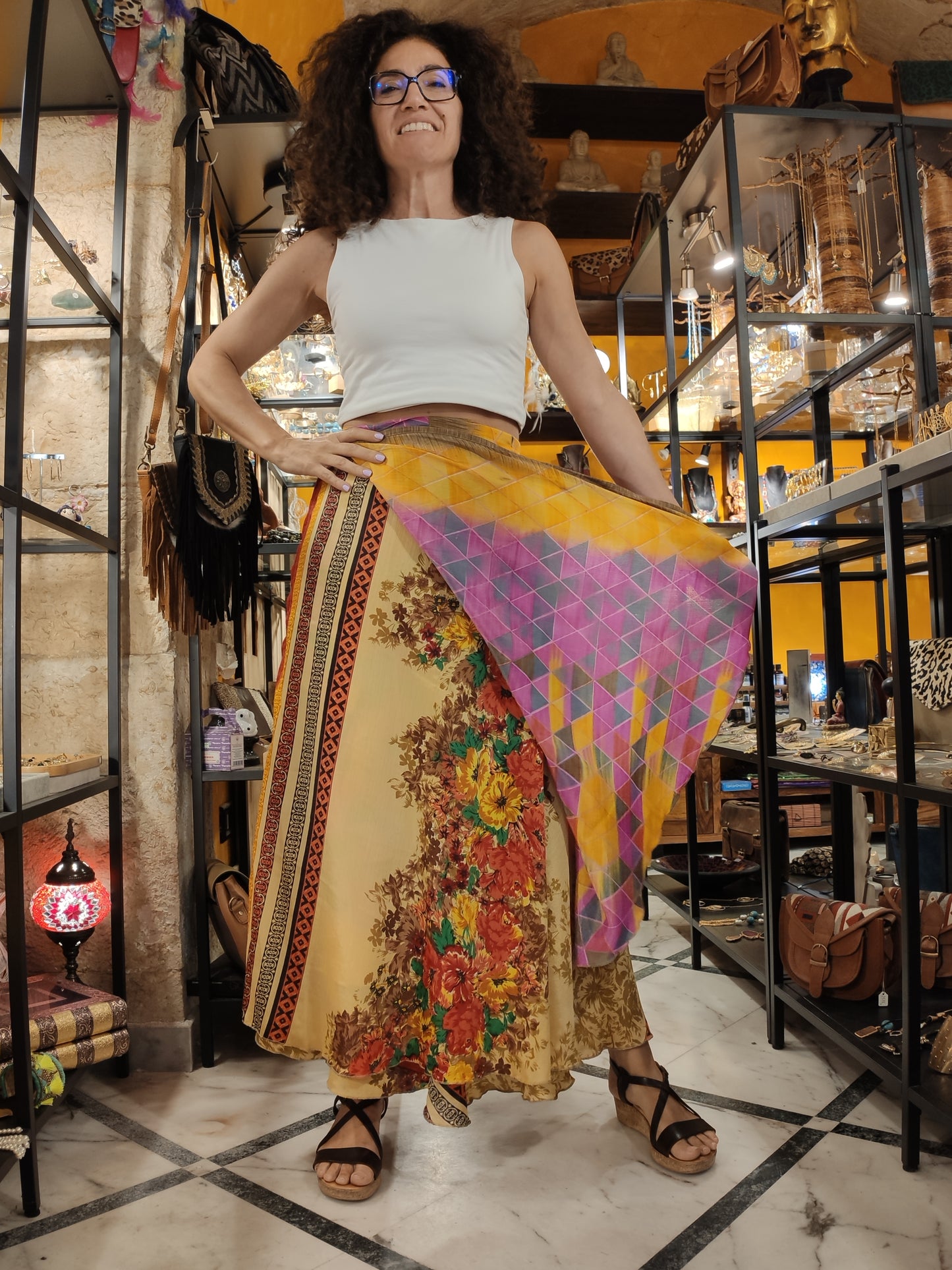 Double-sided wheel wallet skirt 109NG