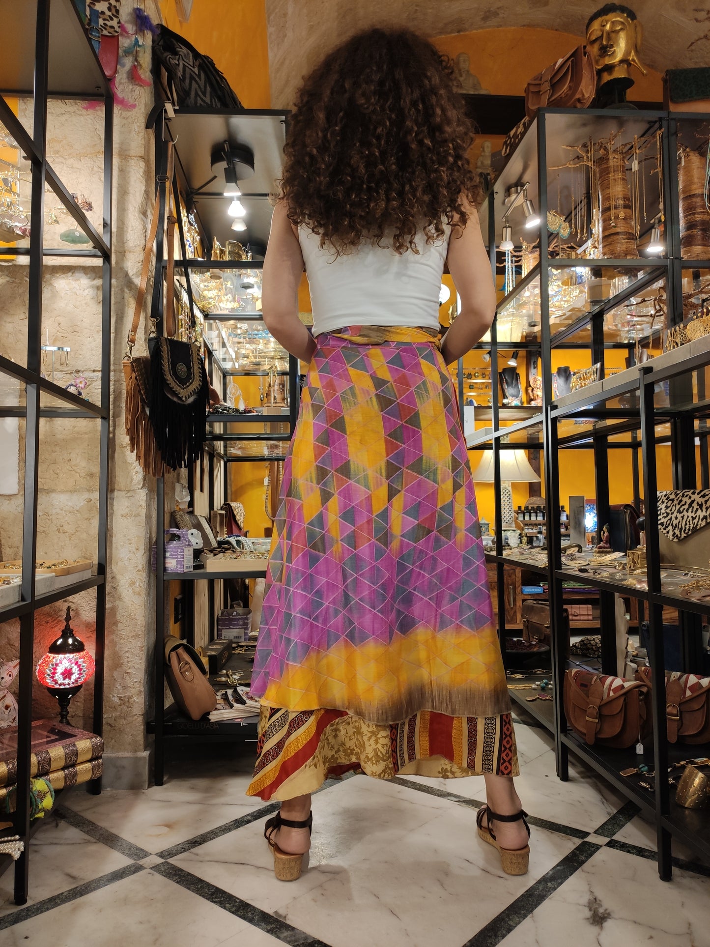 Double-sided wheel wallet skirt 109NG