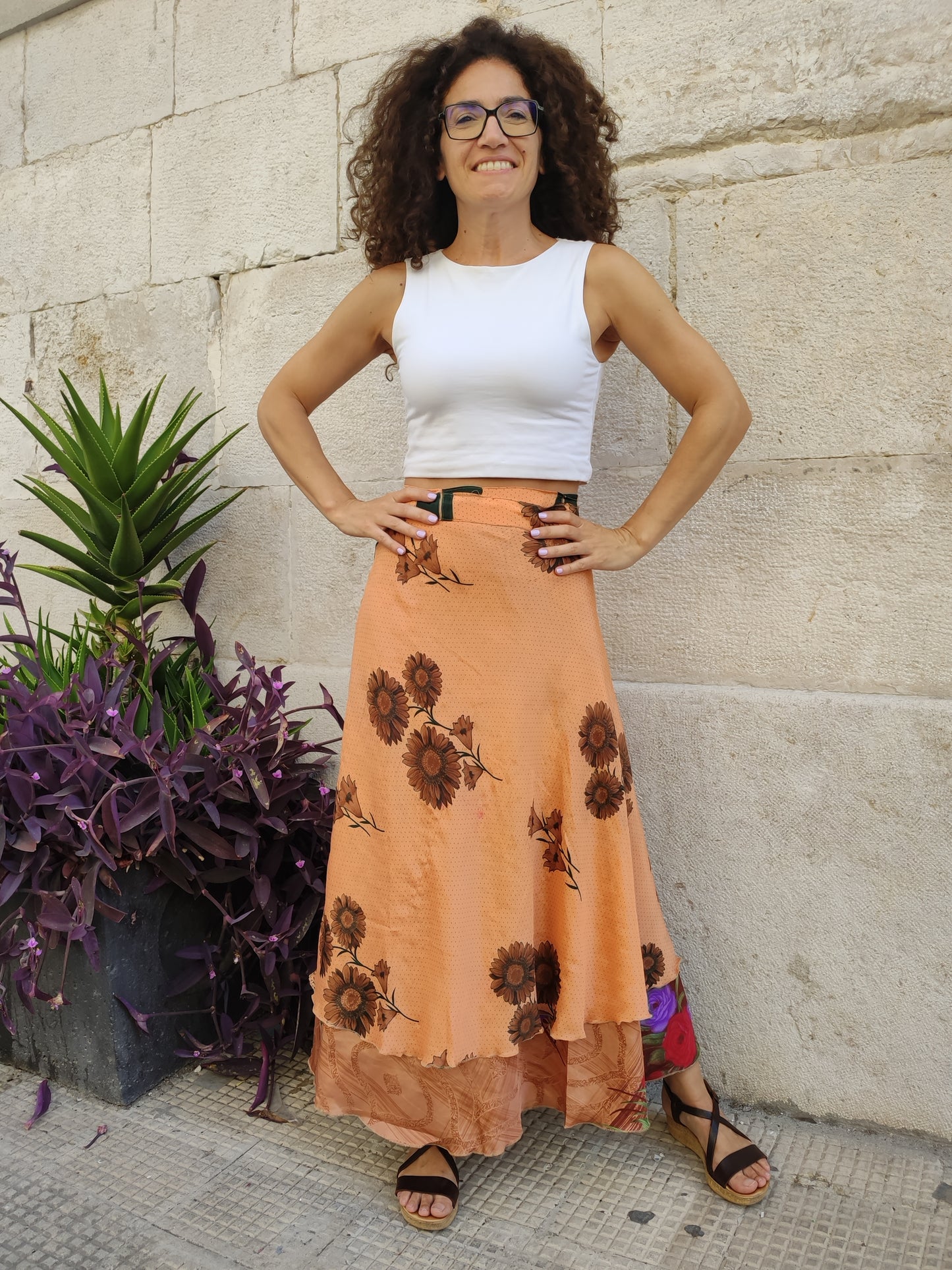 Double-sided wheel wallet skirt 109NG