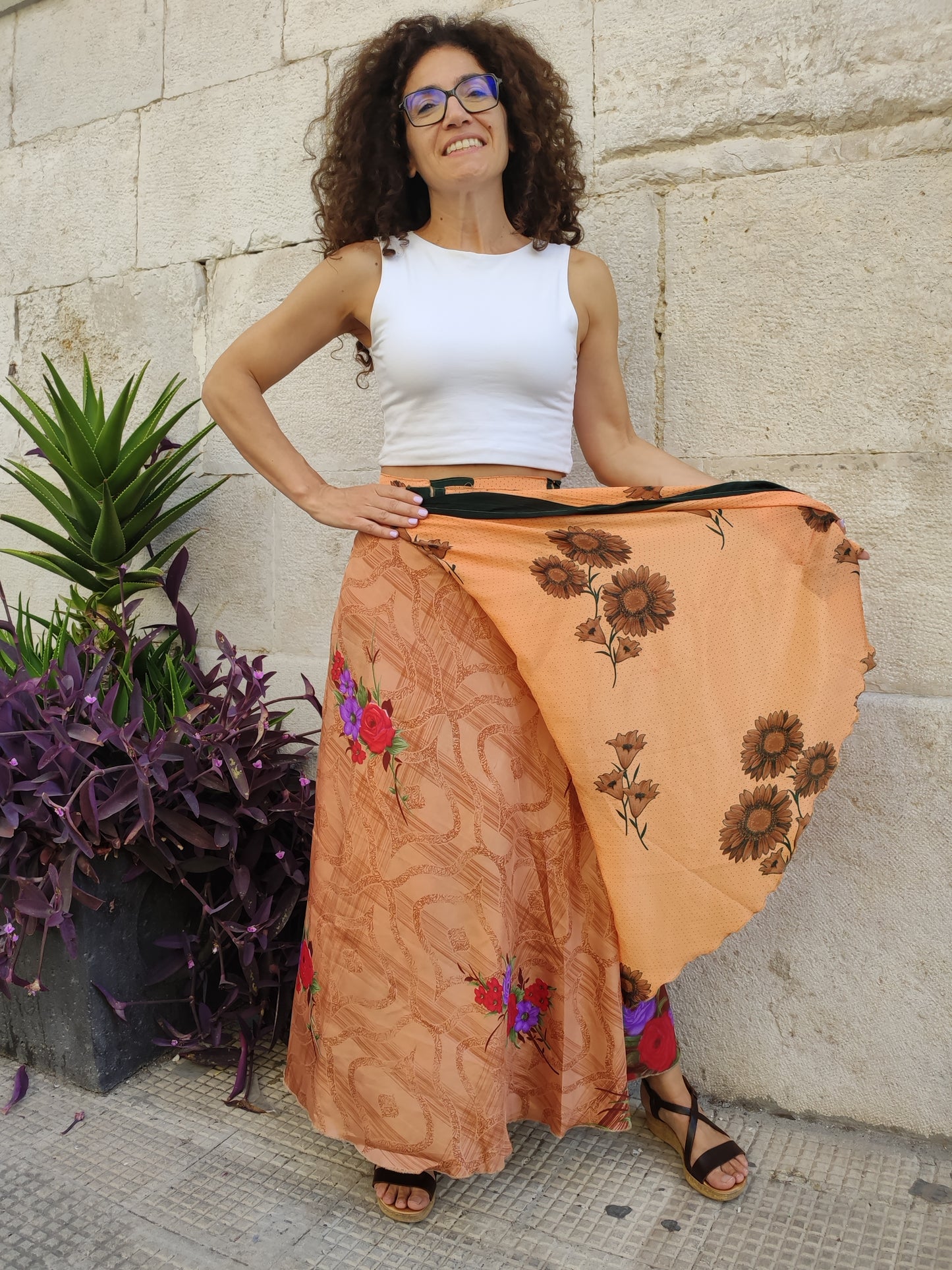 Double-sided wheel wallet skirt 109NG