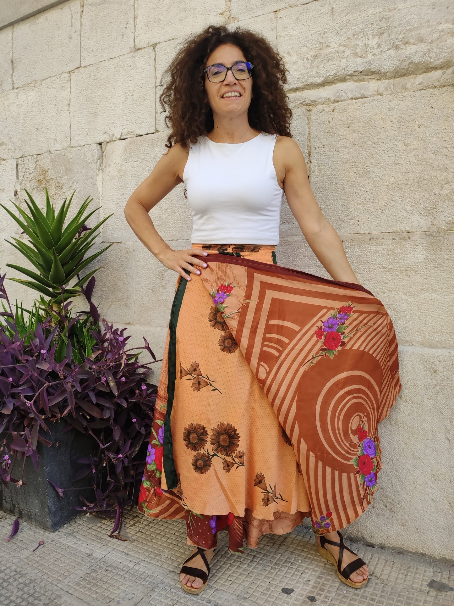 Double-sided wheel wallet skirt 109NG