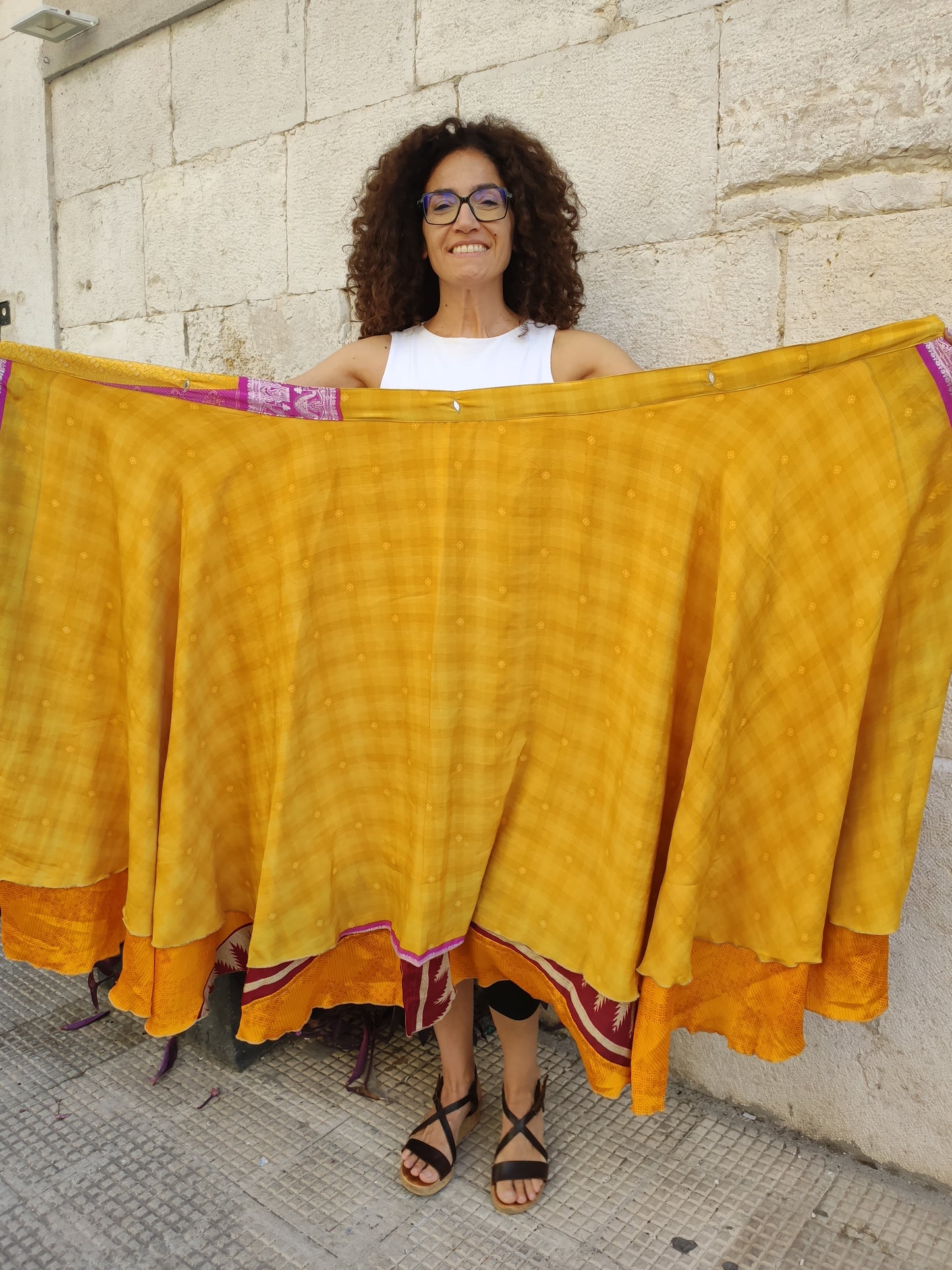 Double-sided wheel wallet skirt 109NG