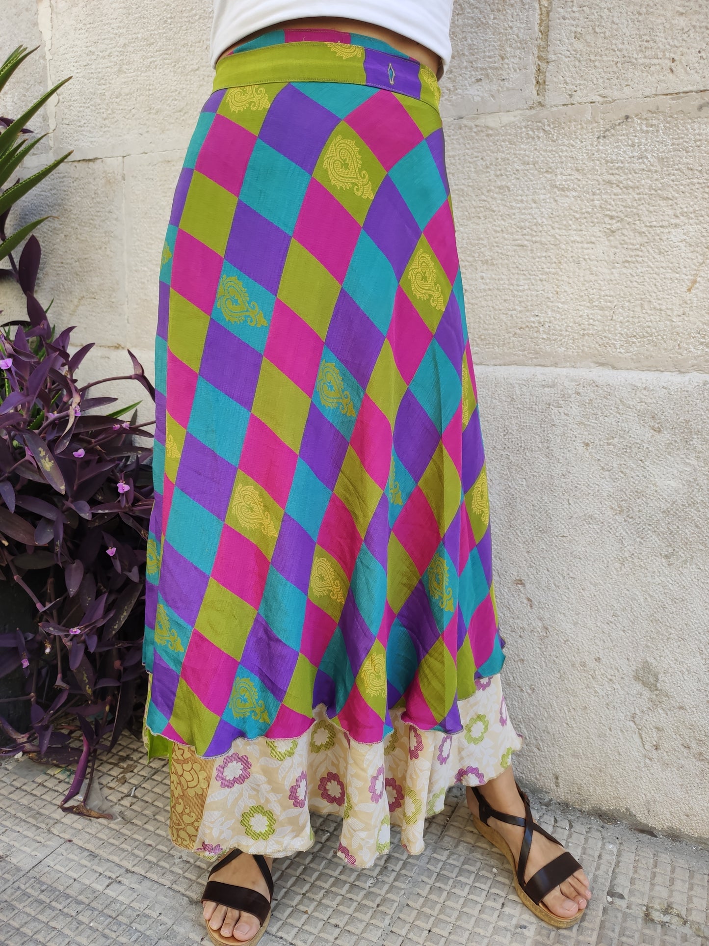 Double-sided wheel wallet skirt 109NG