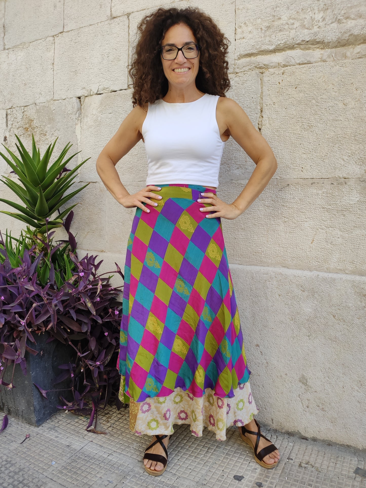 Double-sided wheel wallet skirt 109NG