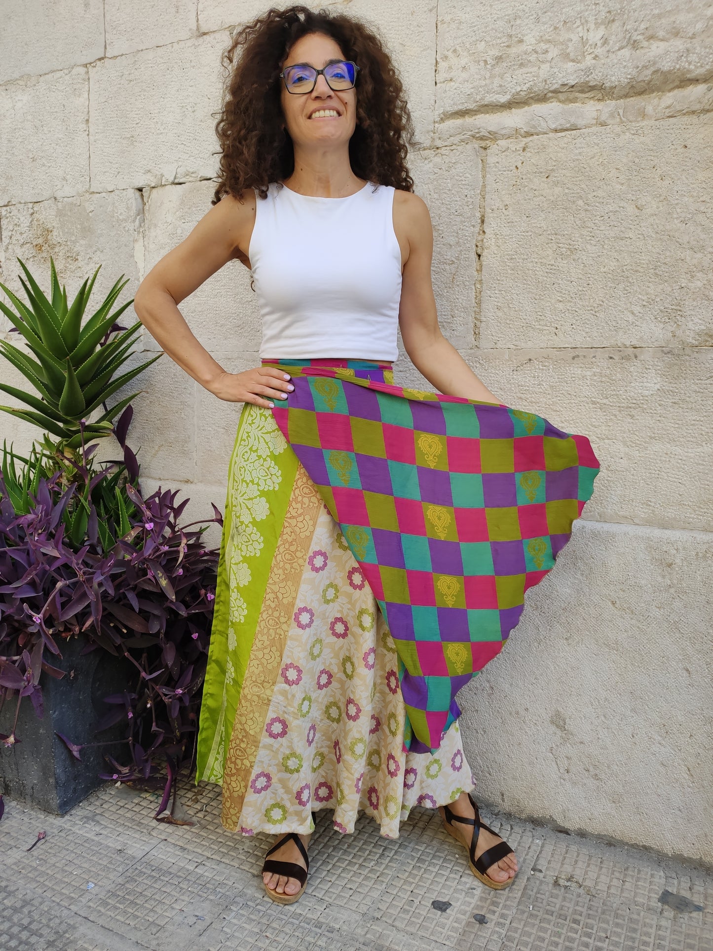 Double-sided wheel wallet skirt 109NG