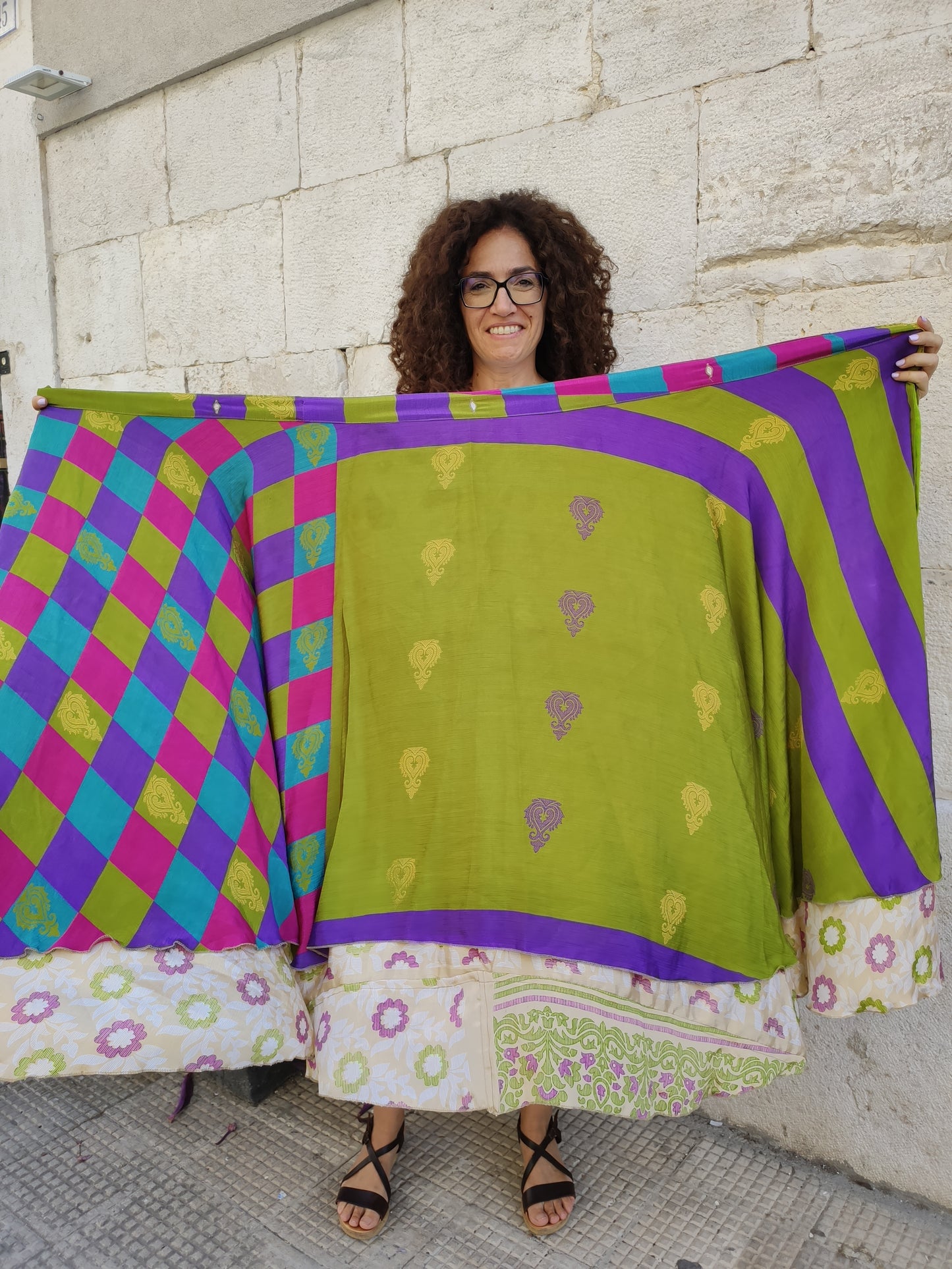 Double-sided wheel wallet skirt 109NG