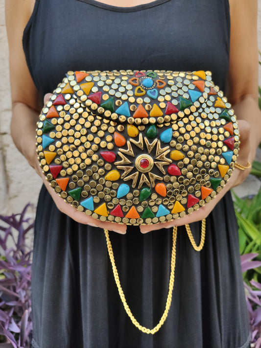 Kleine starre Vintage-Tasche