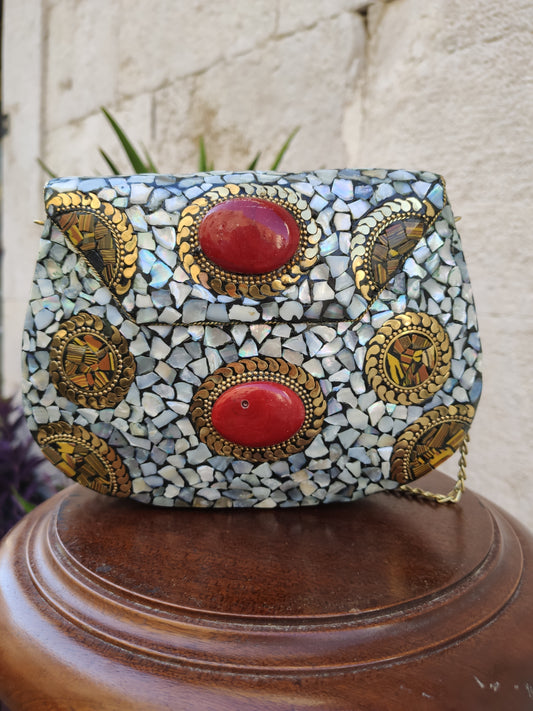 Borsa gioiello piccola rigida vintage 26BN