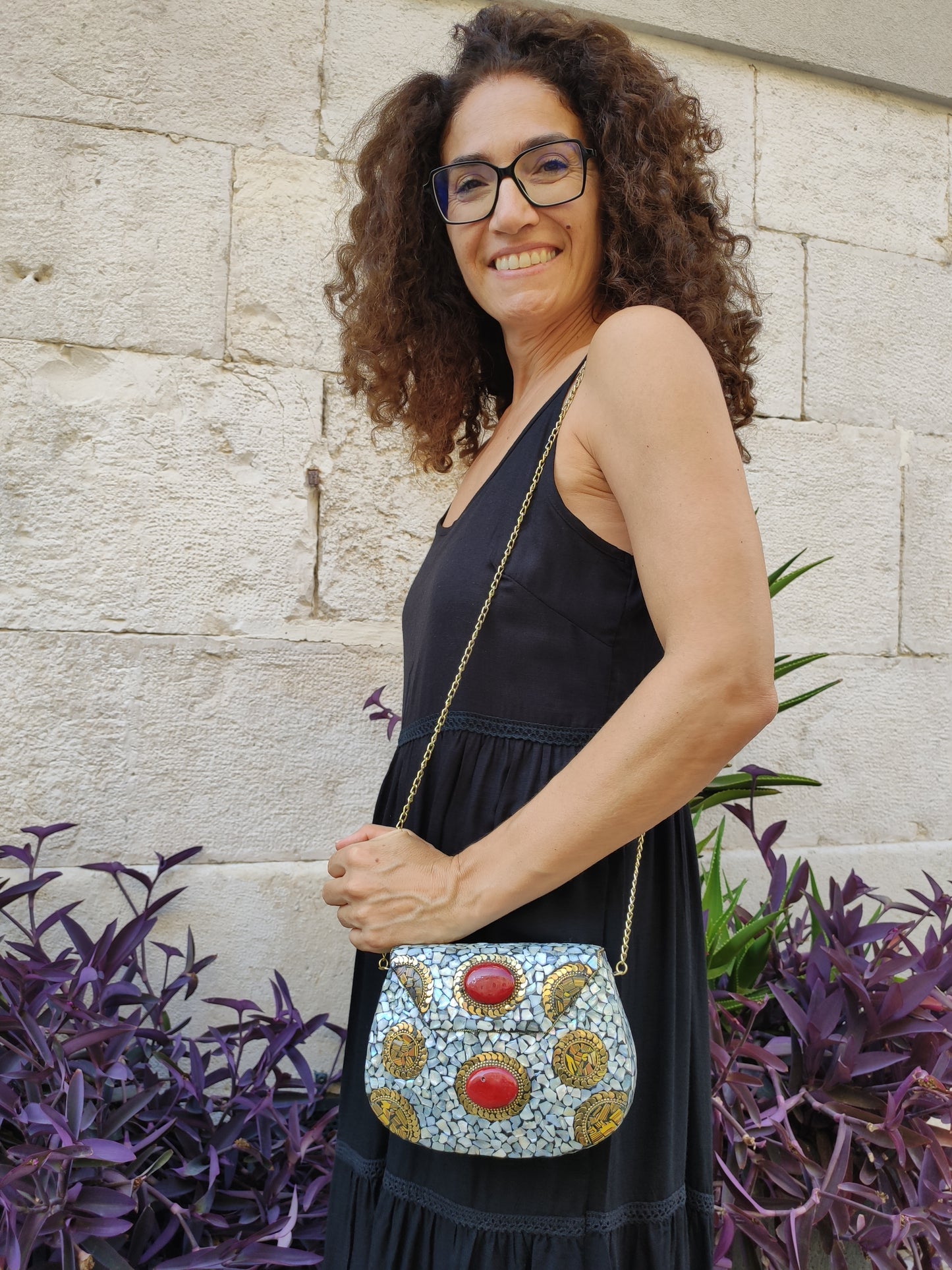 Borsa gioiello piccola rigida vintage 26BN