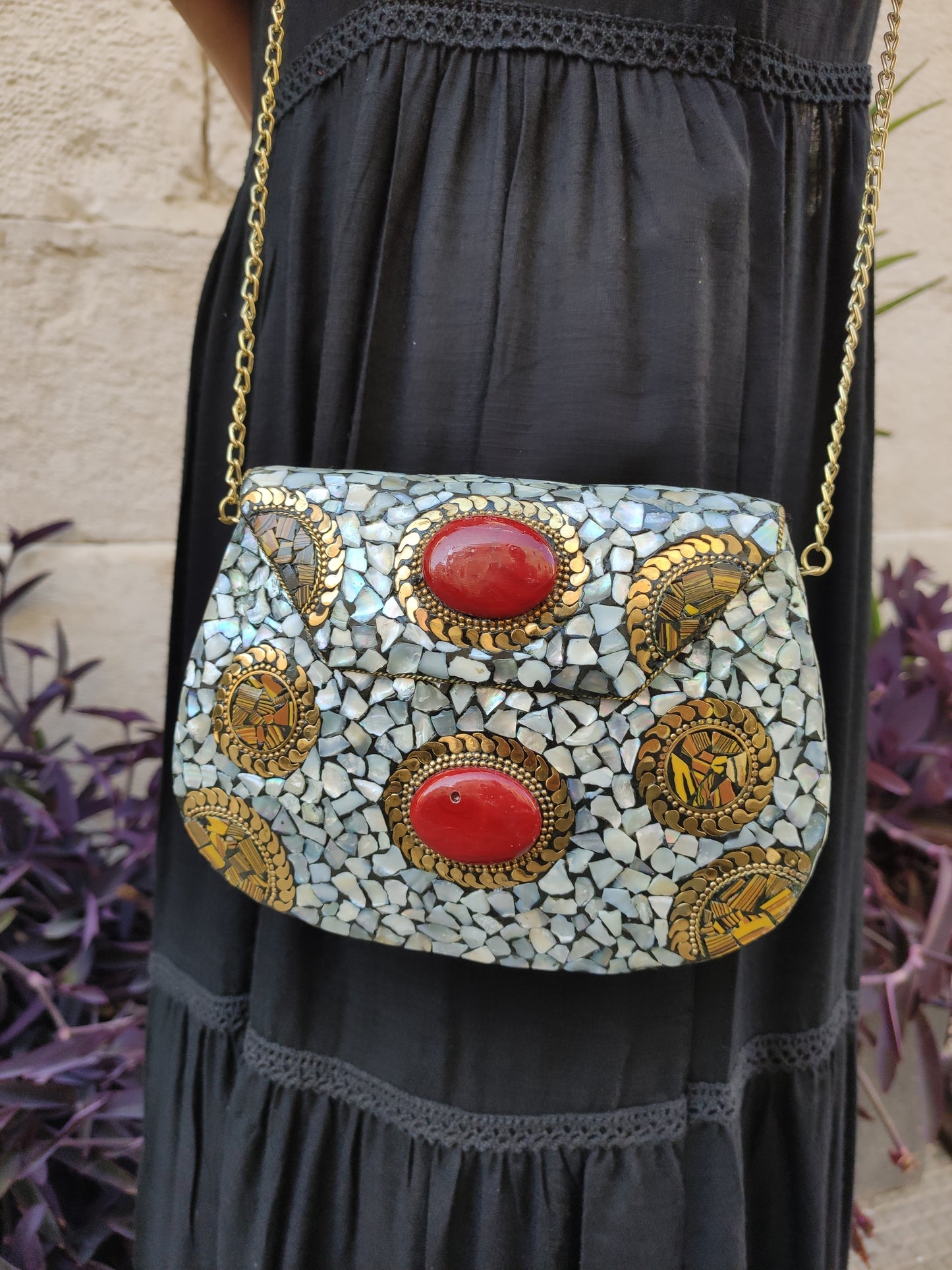 Borsa gioiello piccola rigida vintage 26BN