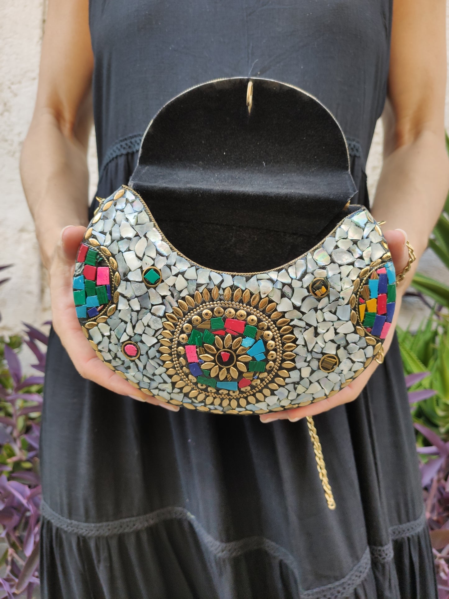 Borsa gioiello piccola rigida vintage 32BN