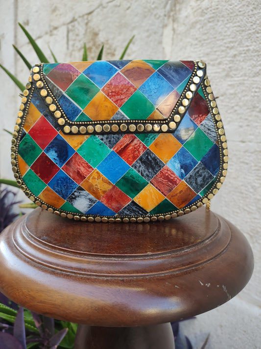 Borsa gioiello piccola rigida vintage 39BN