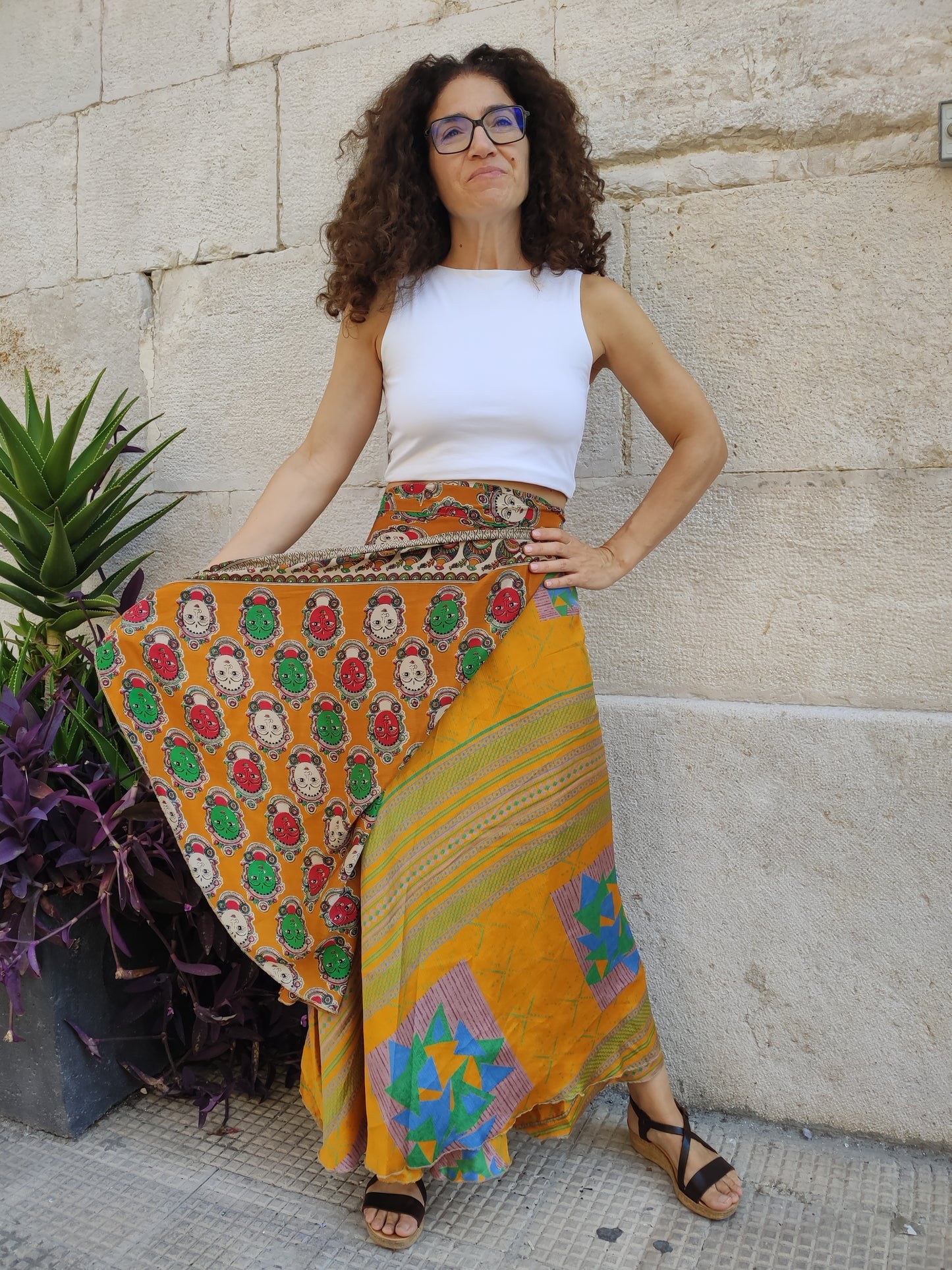 Double-sided wheel wallet skirt 109NG