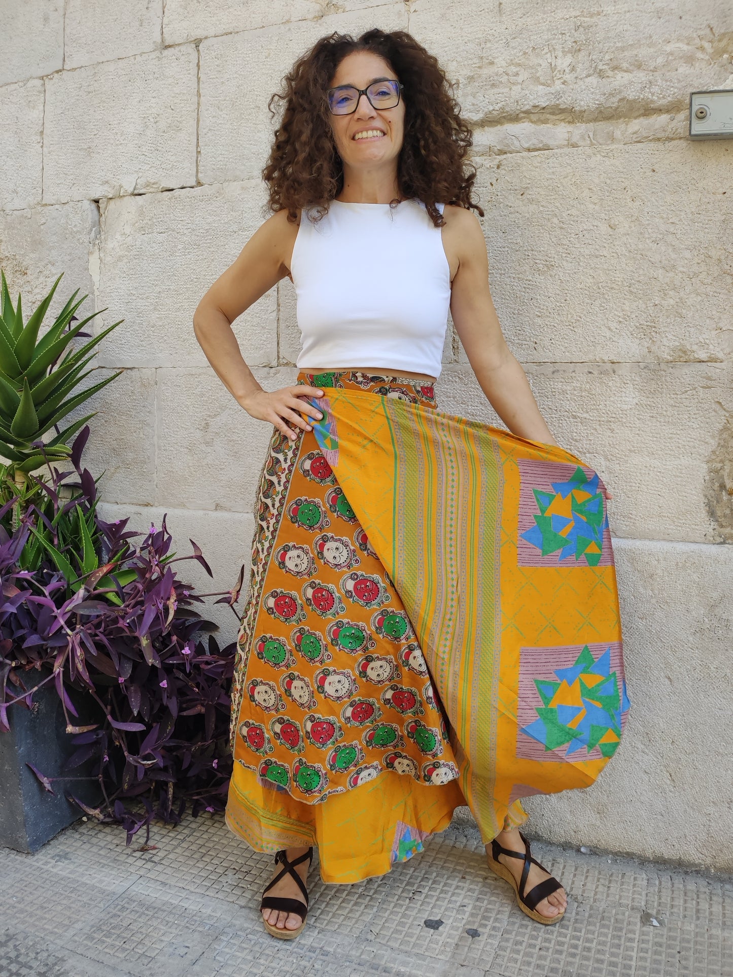 Double-sided wheel wallet skirt 109NG