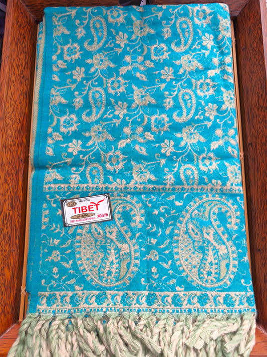 Warm Tibetan Yak Wool Shawl Scarf Stole Pashmina Blanket 2A