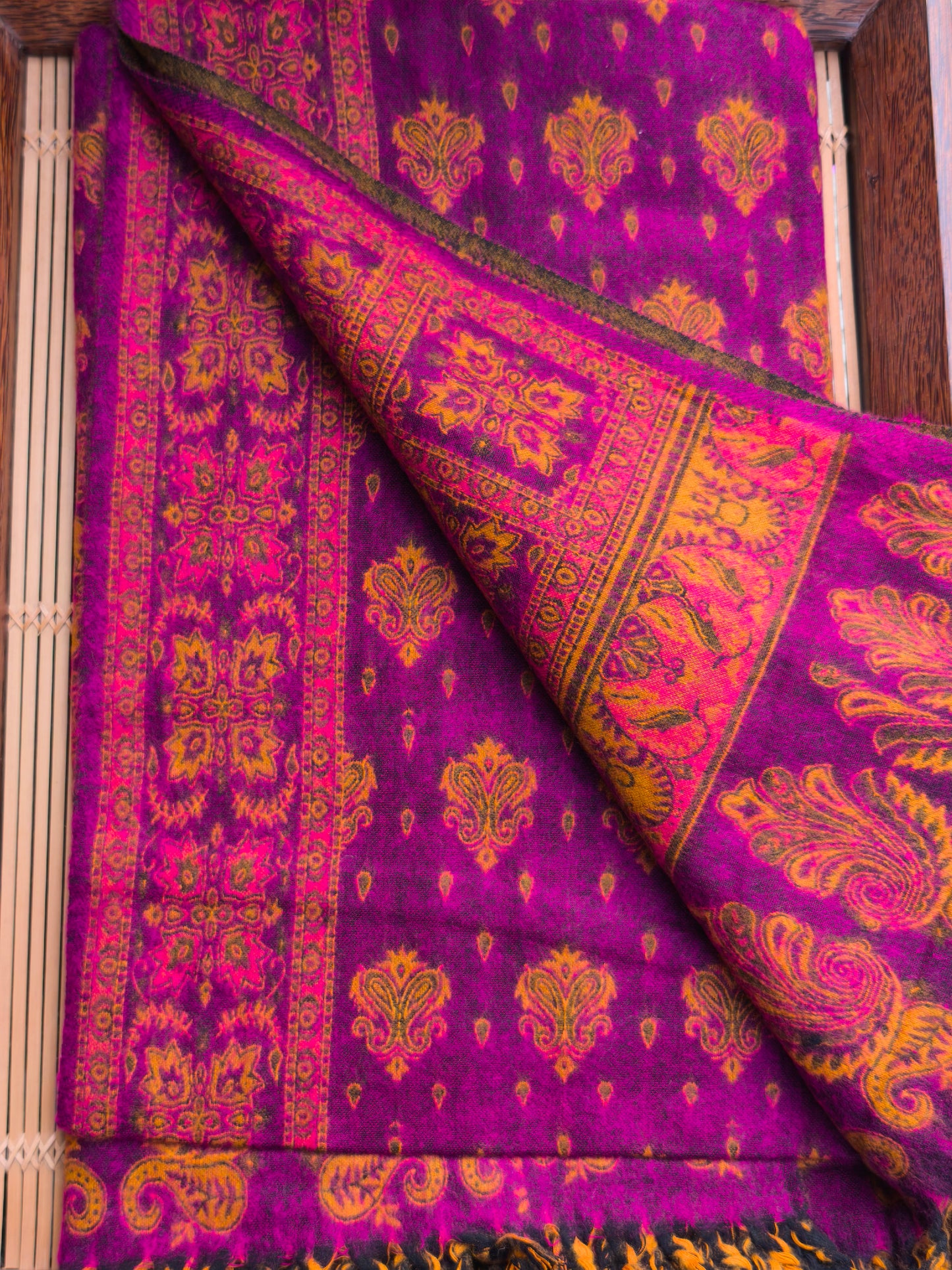 Warm Tibetan Yak Wool Shawl Scarf Stole Pashmina Blanket 4A